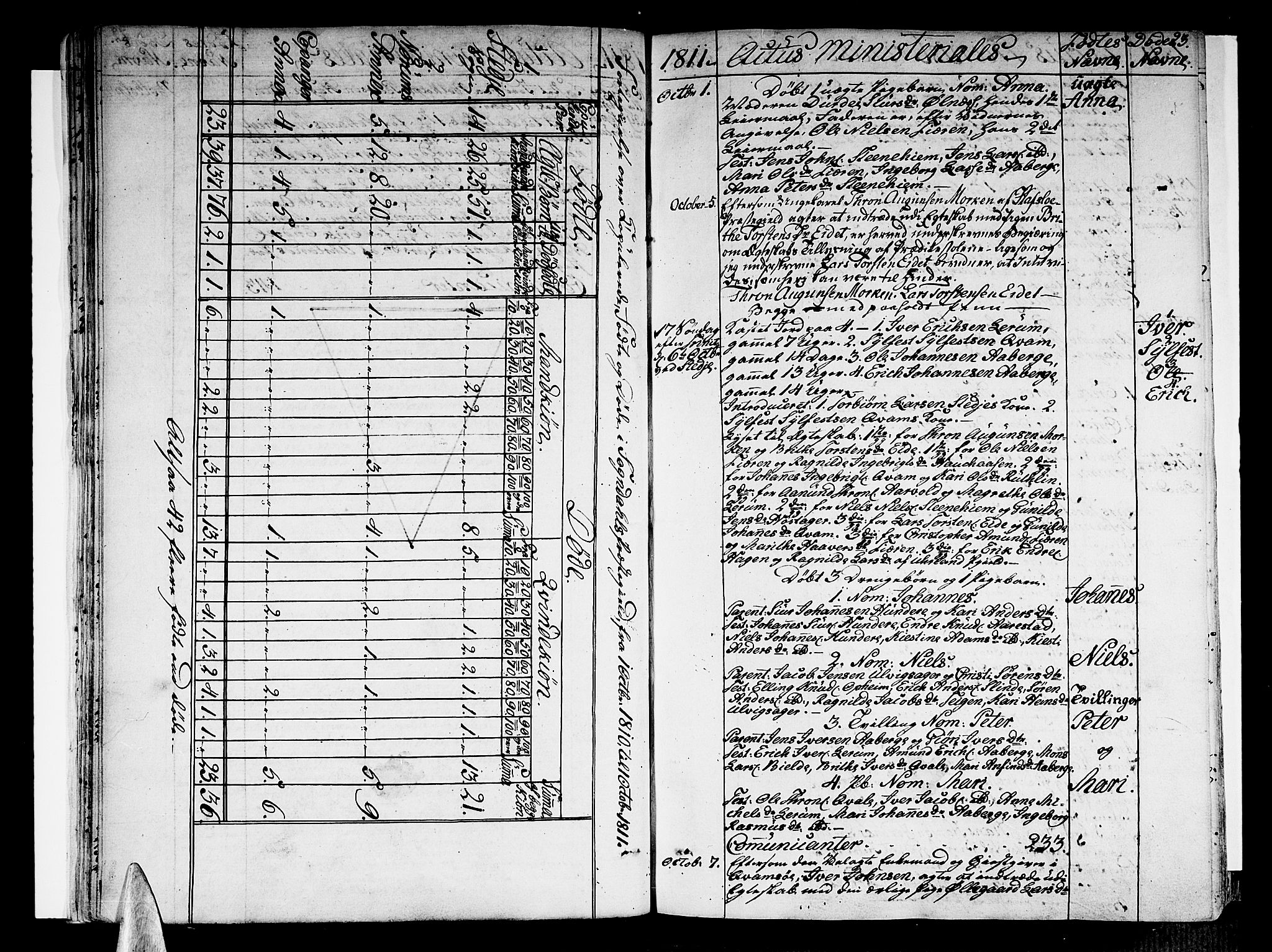 Sogndal sokneprestembete, SAB/A-81301/H/Haa/Haaa/L0009: Parish register (official) no. A 9, 1809-1821, p. 23
