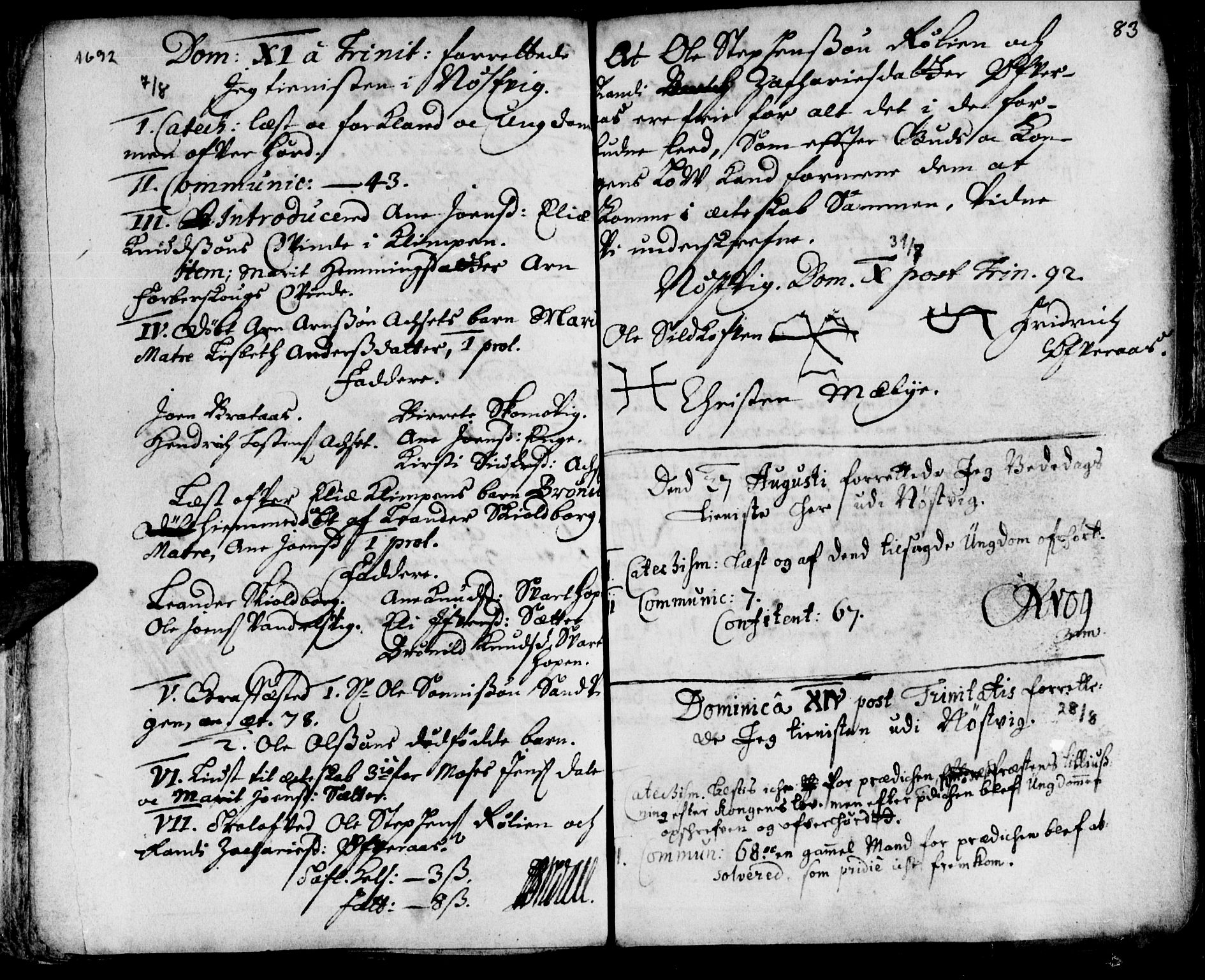 Ministerialprotokoller, klokkerbøker og fødselsregistre - Nordland, AV/SAT-A-1459/814/L0220: Parish register (official) no. 814A01, 1677-1717, p. 83