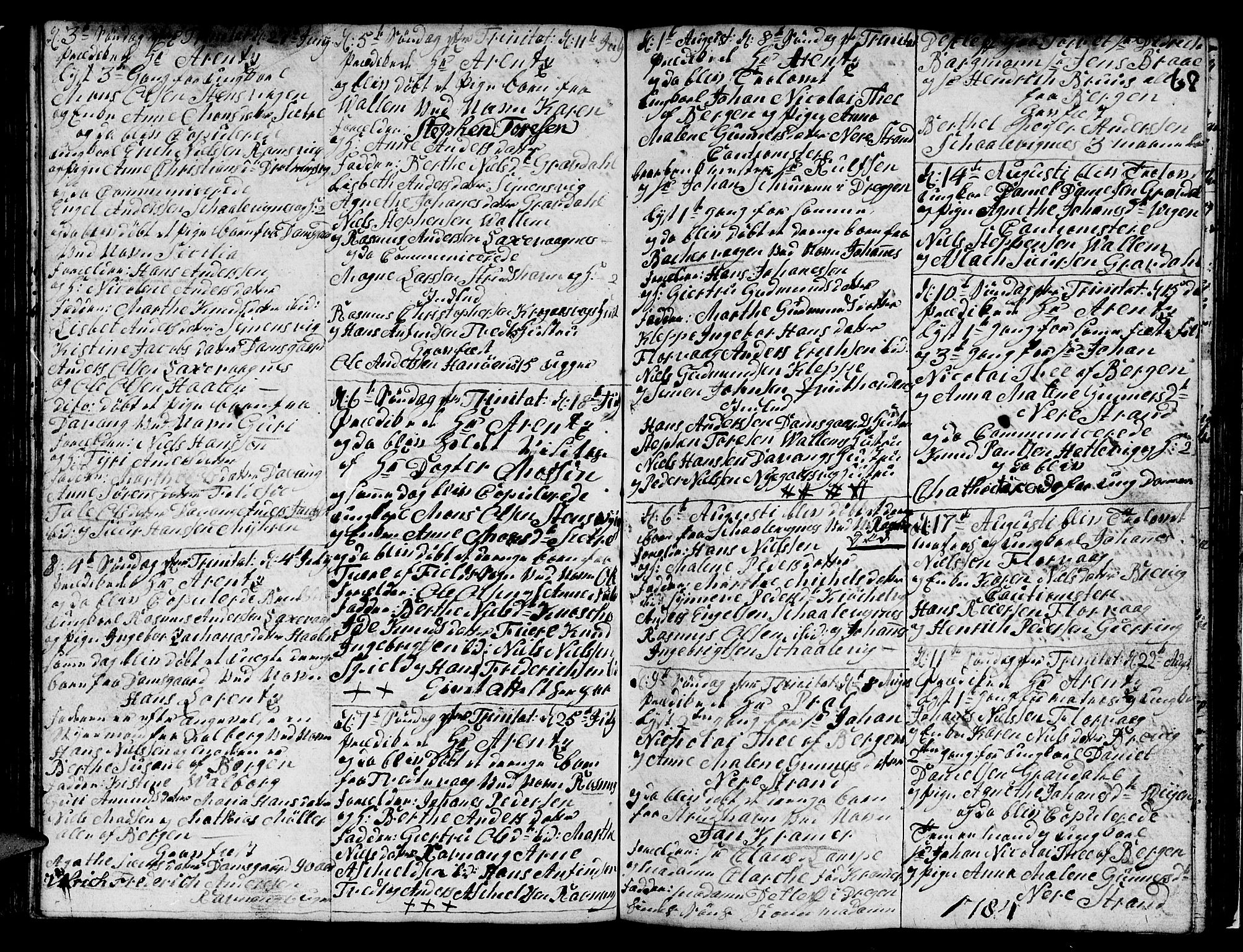Askøy Sokneprestembete, SAB/A-74101/H/Ha/Hab/Haba/L0001: Parish register (copy) no. A 1, 1775-1792, p. 68