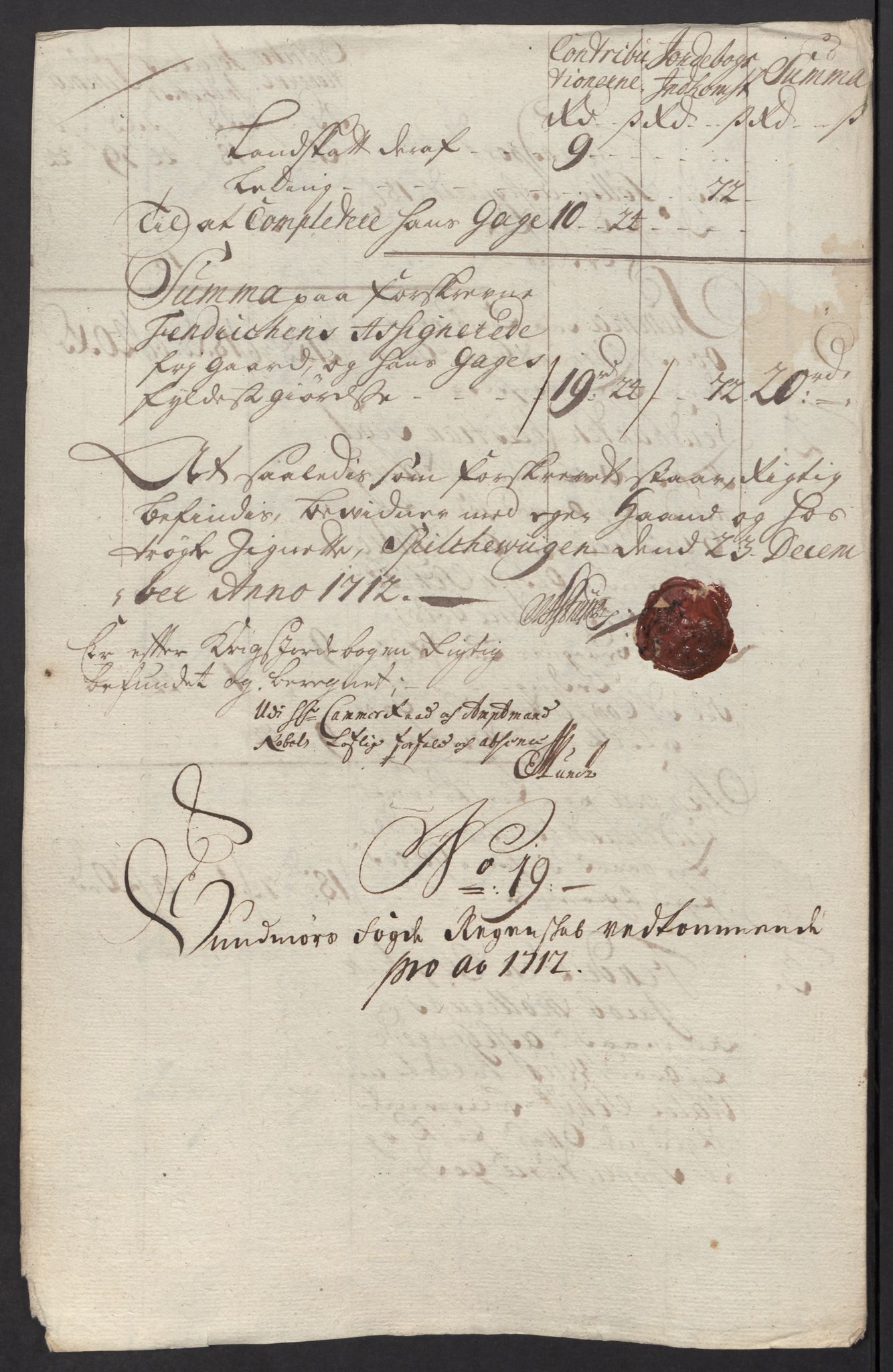 Rentekammeret inntil 1814, Reviderte regnskaper, Fogderegnskap, RA/EA-4092/R54/L3565: Fogderegnskap Sunnmøre, 1712-1713, p. 157