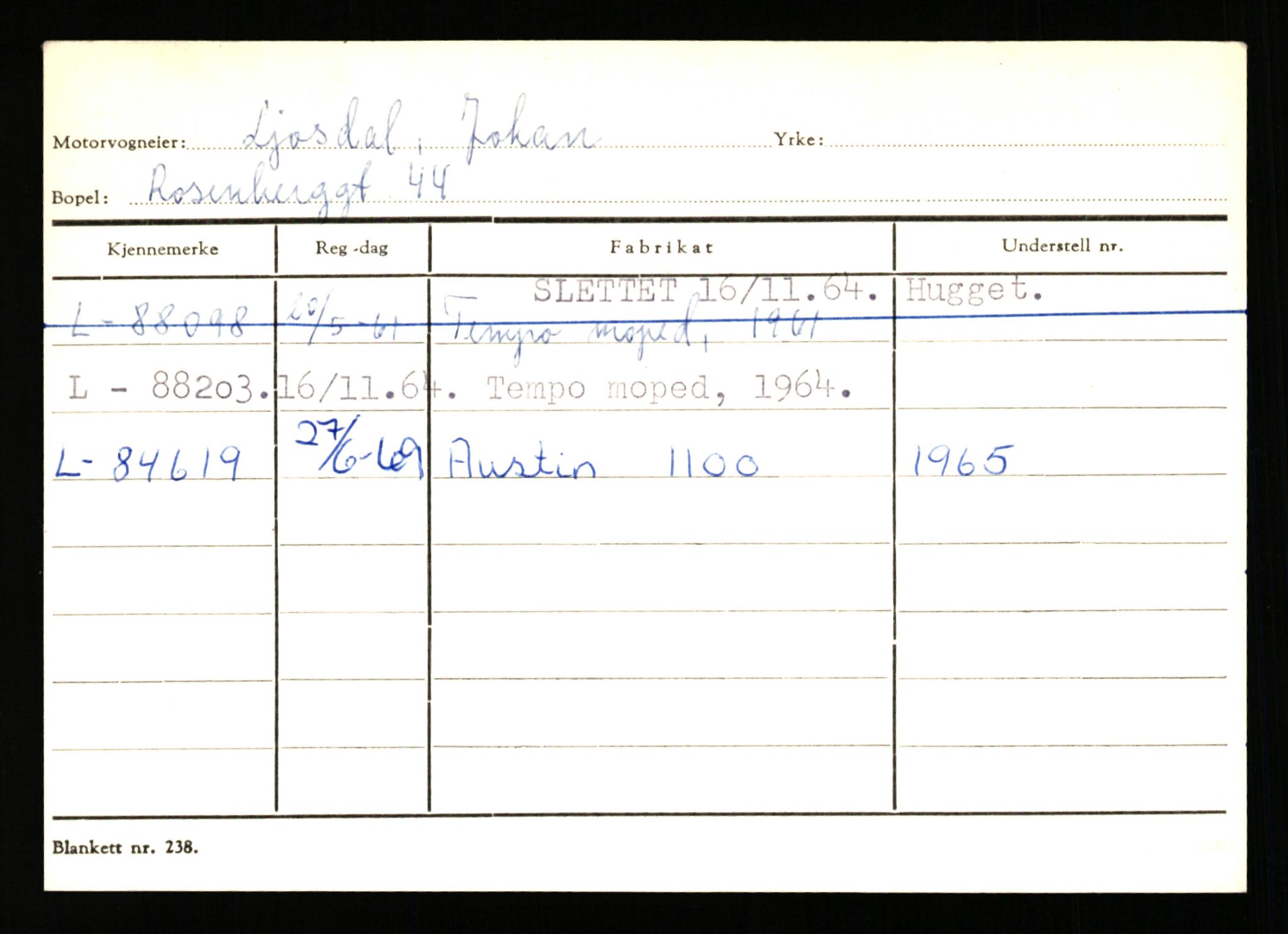 Stavanger trafikkstasjon, SAST/A-101942/0/H/L0023: Liabø - Lutsi, 1930-1971, p. 1469