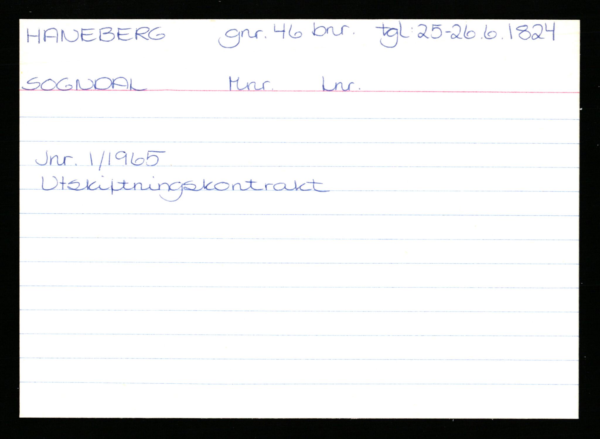 Statsarkivet i Stavanger, AV/SAST-A-101971/03/Y/Yk/L0015: Registerkort sortert etter gårdsnavn: Haneberg - Haugland nedre, 1750-1930, p. 6