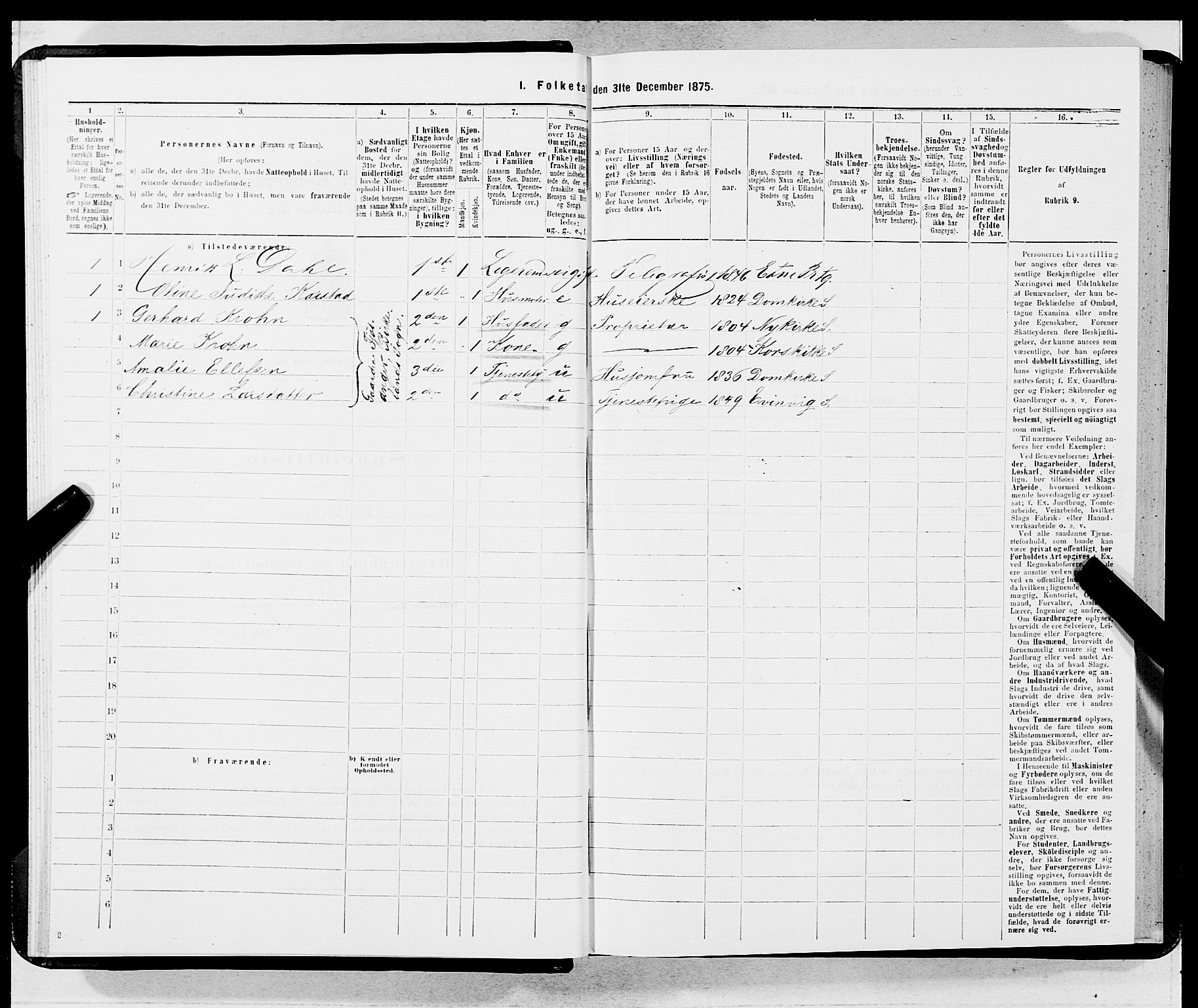 SAB, 1875 census for 1301 Bergen, 1875, p. 3335