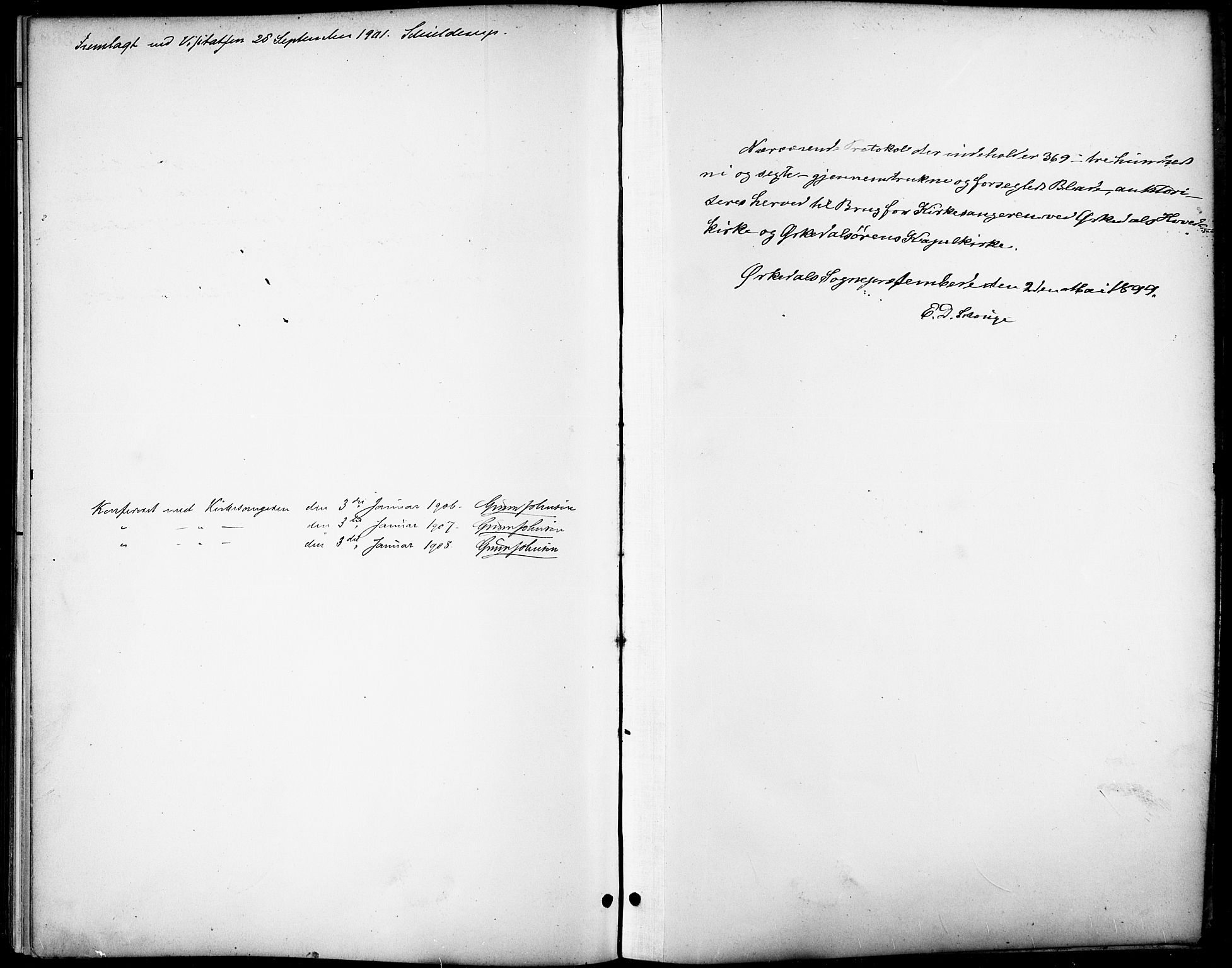 Ministerialprotokoller, klokkerbøker og fødselsregistre - Sør-Trøndelag, SAT/A-1456/668/L0819: Parish register (copy) no. 668C08, 1899-1912