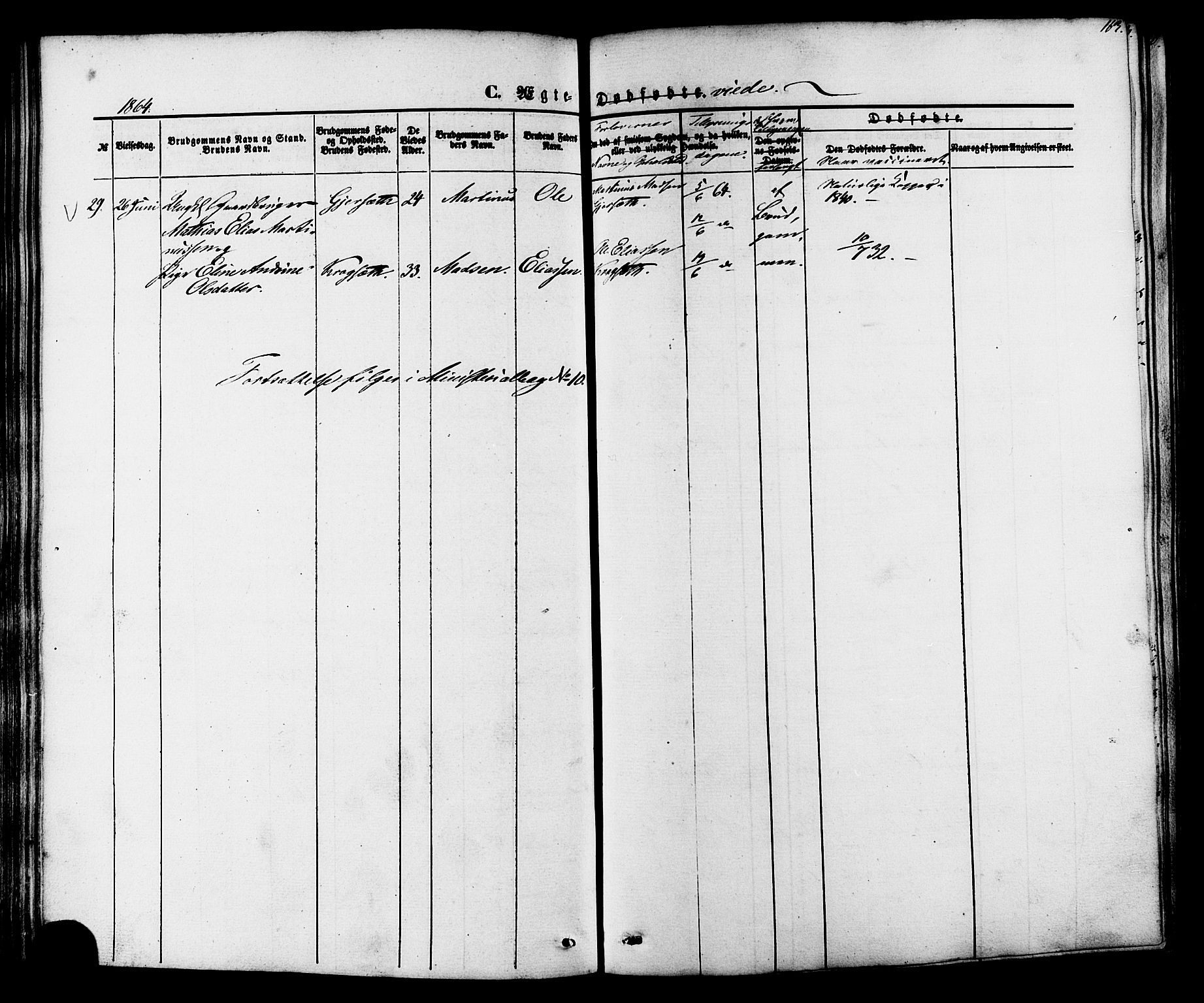 Ministerialprotokoller, klokkerbøker og fødselsregistre - Møre og Romsdal, AV/SAT-A-1454/528/L0398: Parish register (official) no. 528A09, 1858-1864, p. 163