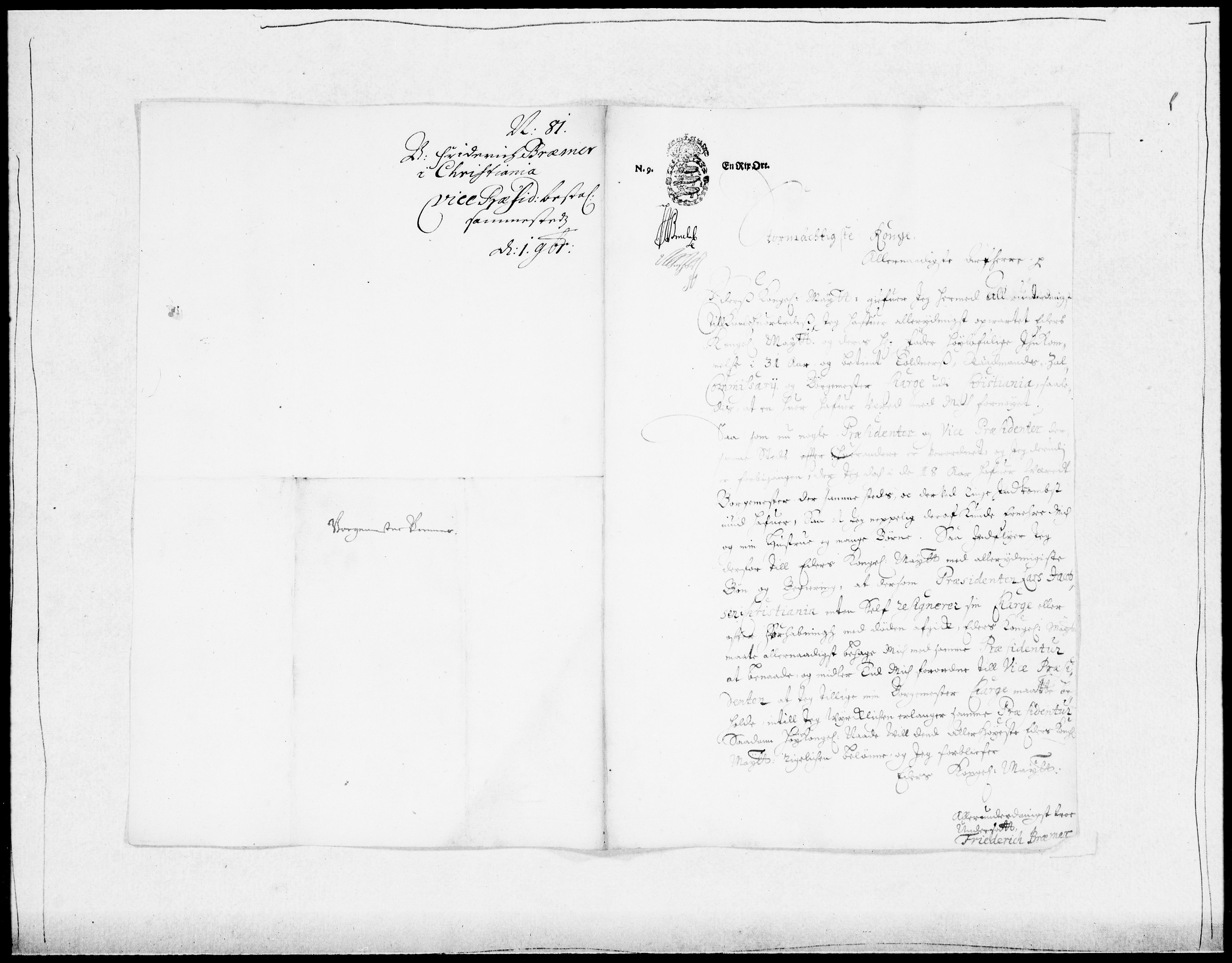 Danske Kanselli 1572-1799, AV/RA-EA-3023/F/Fc/Fcc/Fcca/L0034: Norske innlegg 1572-1799, 1681-1682, p. 145