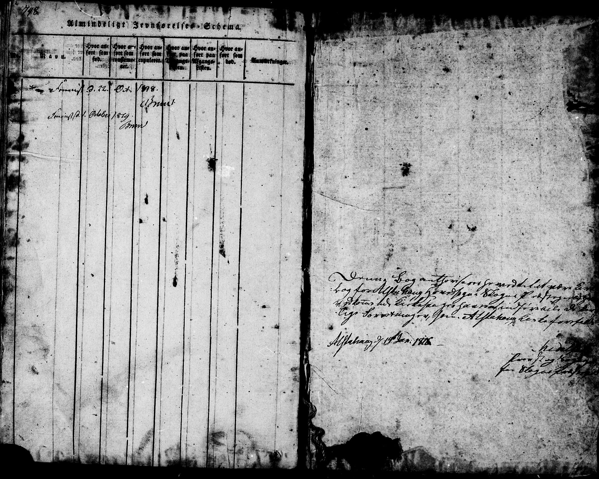Ministerialprotokoller, klokkerbøker og fødselsregistre - Nord-Trøndelag, SAT/A-1458/717/L0169: Parish register (copy) no. 717C01, 1816-1834