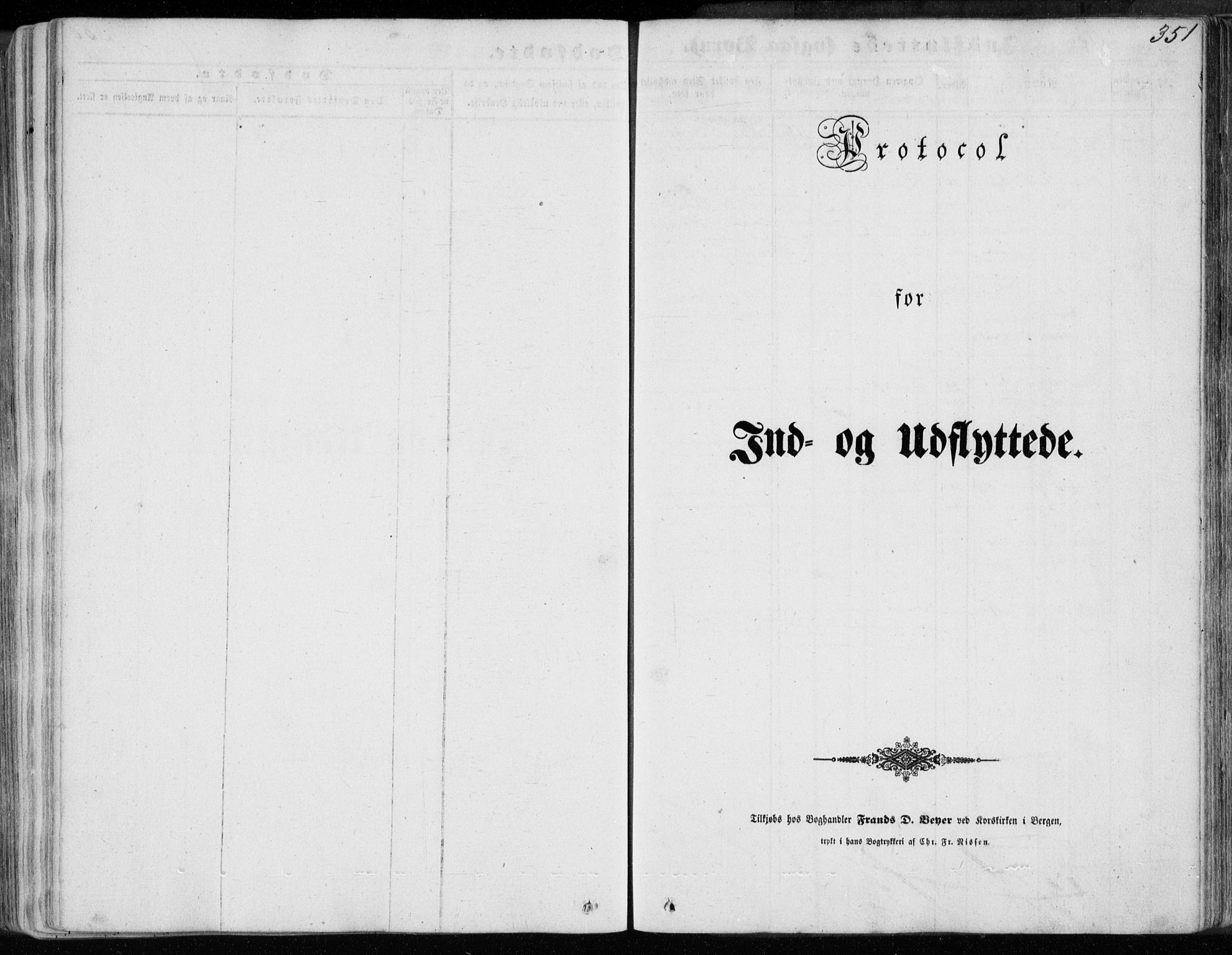 Sund sokneprestembete, SAB/A-99930: Parish register (official) no. A 14, 1850-1866, p. 351