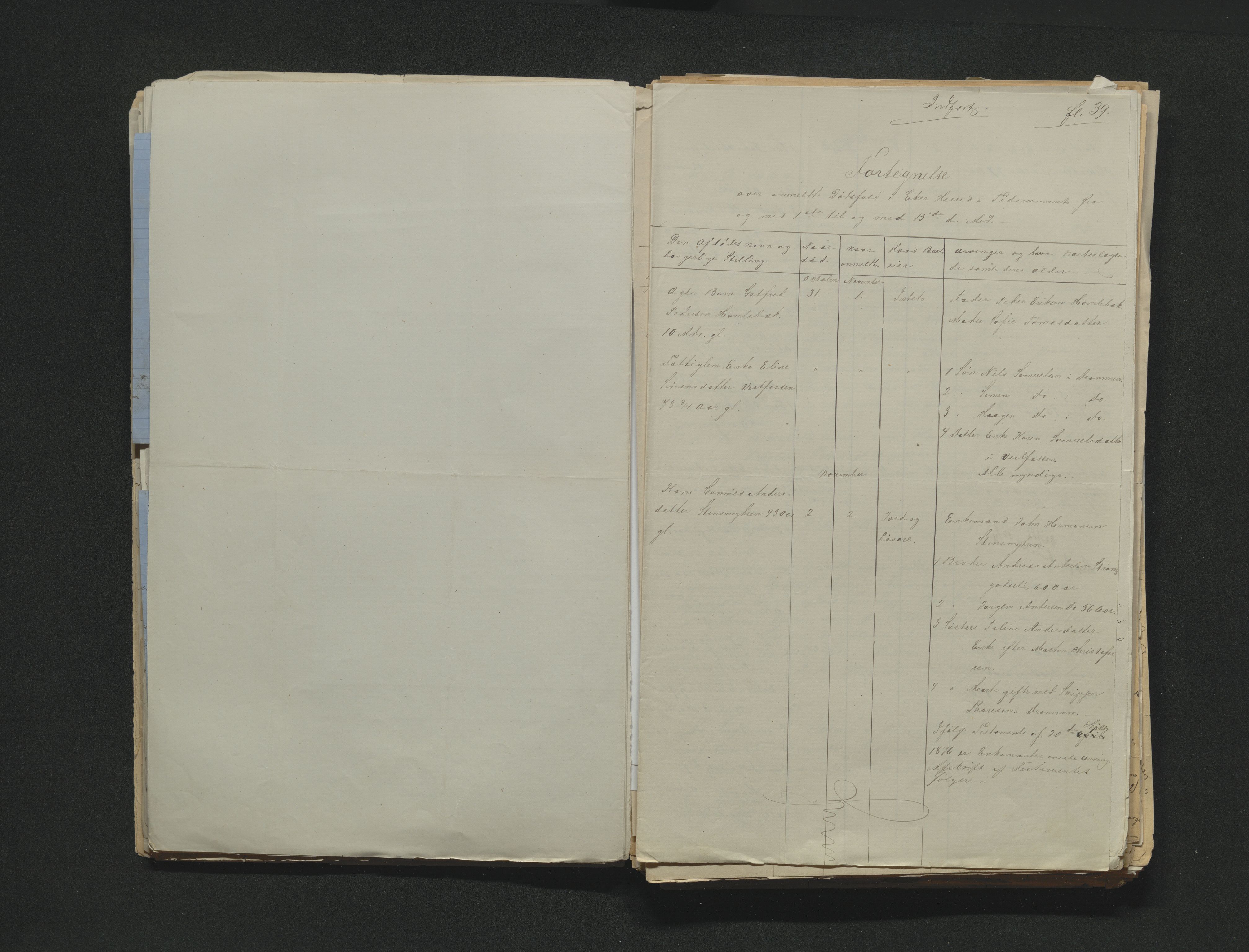 Eiker, Modum og Sigdal sorenskriveri, AV/SAKO-A-123/H/Ha/Hab/L0014: Dødsfallsmeldinger, 1874-1877, p. 397