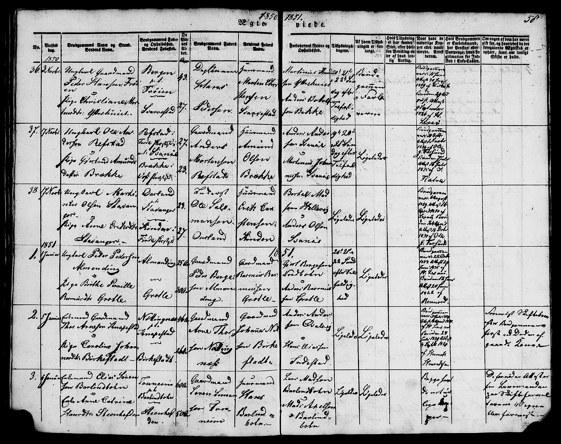 Kinn sokneprestembete, SAB/A-80801/H/Haa/Haaa/L0009: Parish register (official) no. A 9, 1841-1852, p. 58