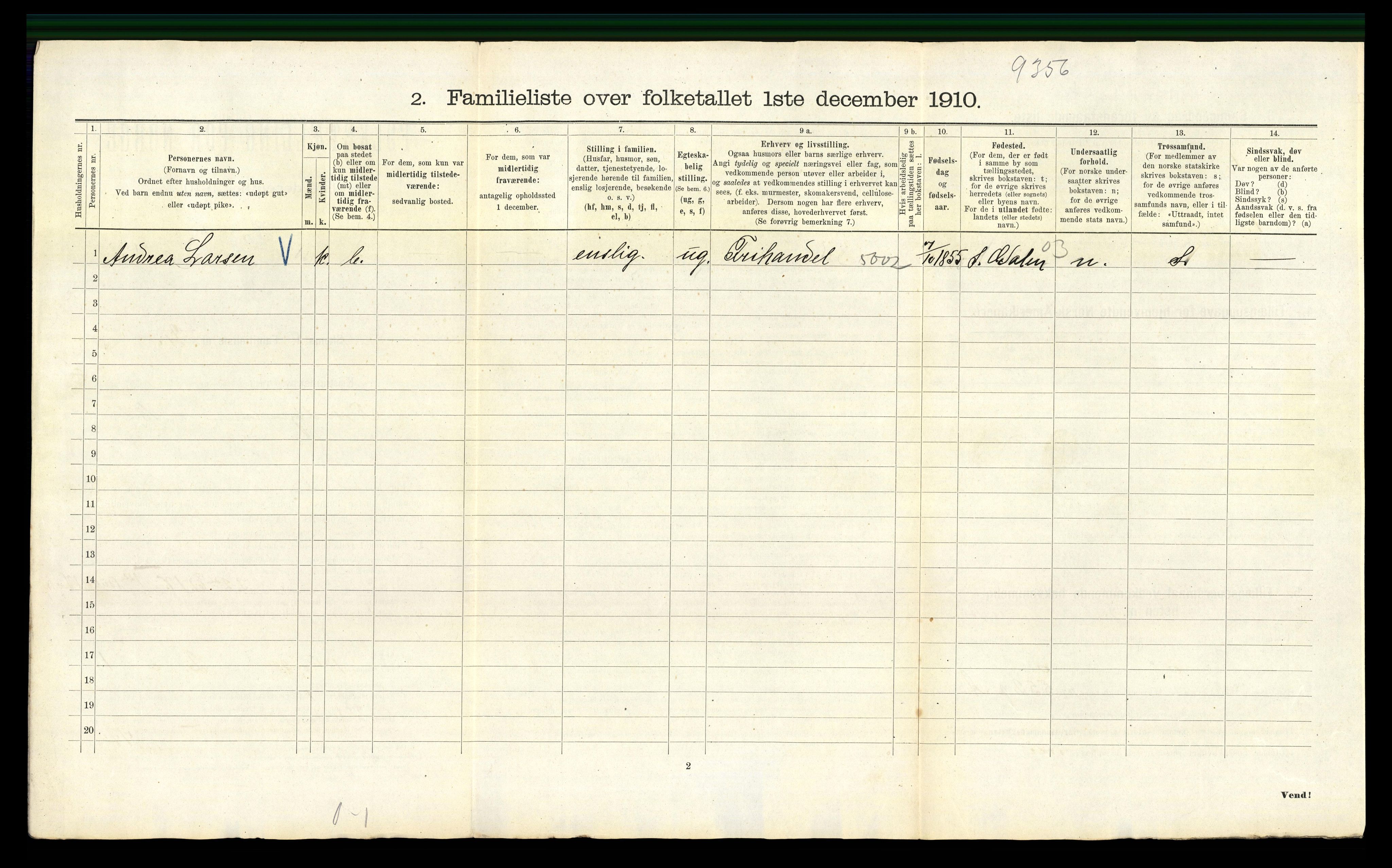 RA, 1910 census for Kristiania, 1910, p. 112746