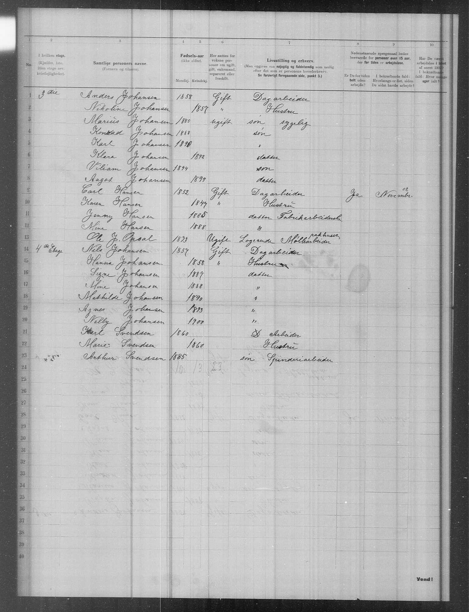 OBA, Municipal Census 1902 for Kristiania, 1902, p. 16765