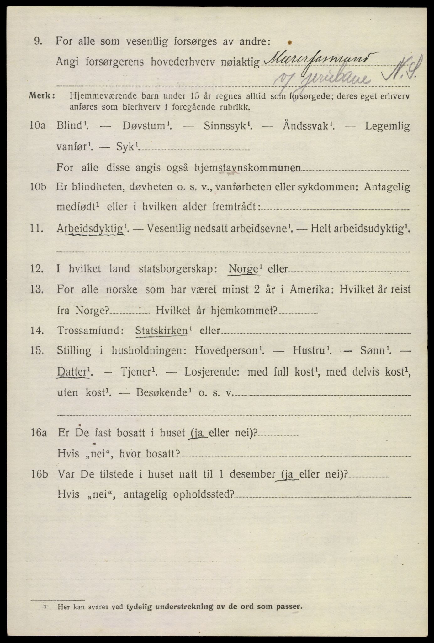 SAKO, 1920 census for Røyken, 1920, p. 2461