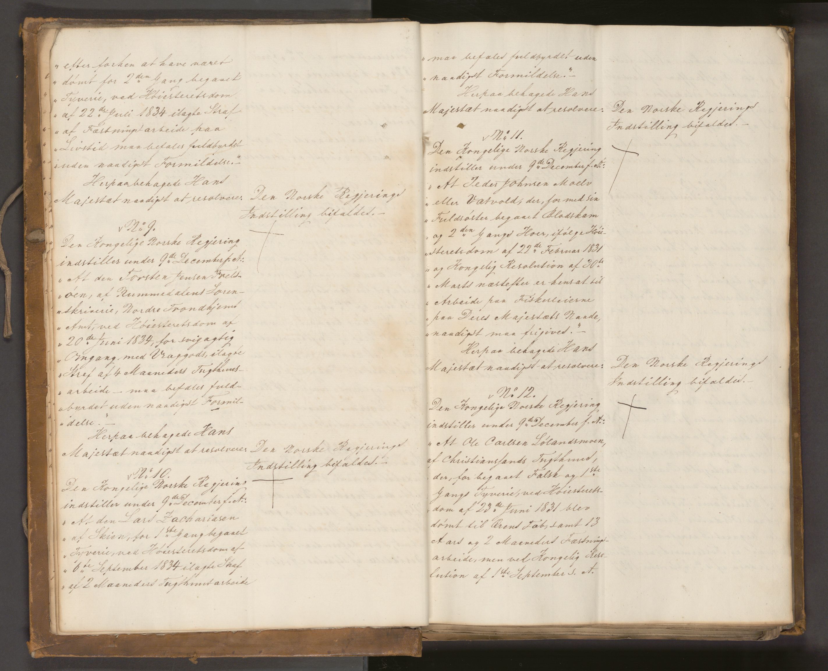 Statsrådssekretariatet, AV/RA-S-1001/A/Ab/L0040: Kgl. res. nr. 1-568, 1. halvår, 1835