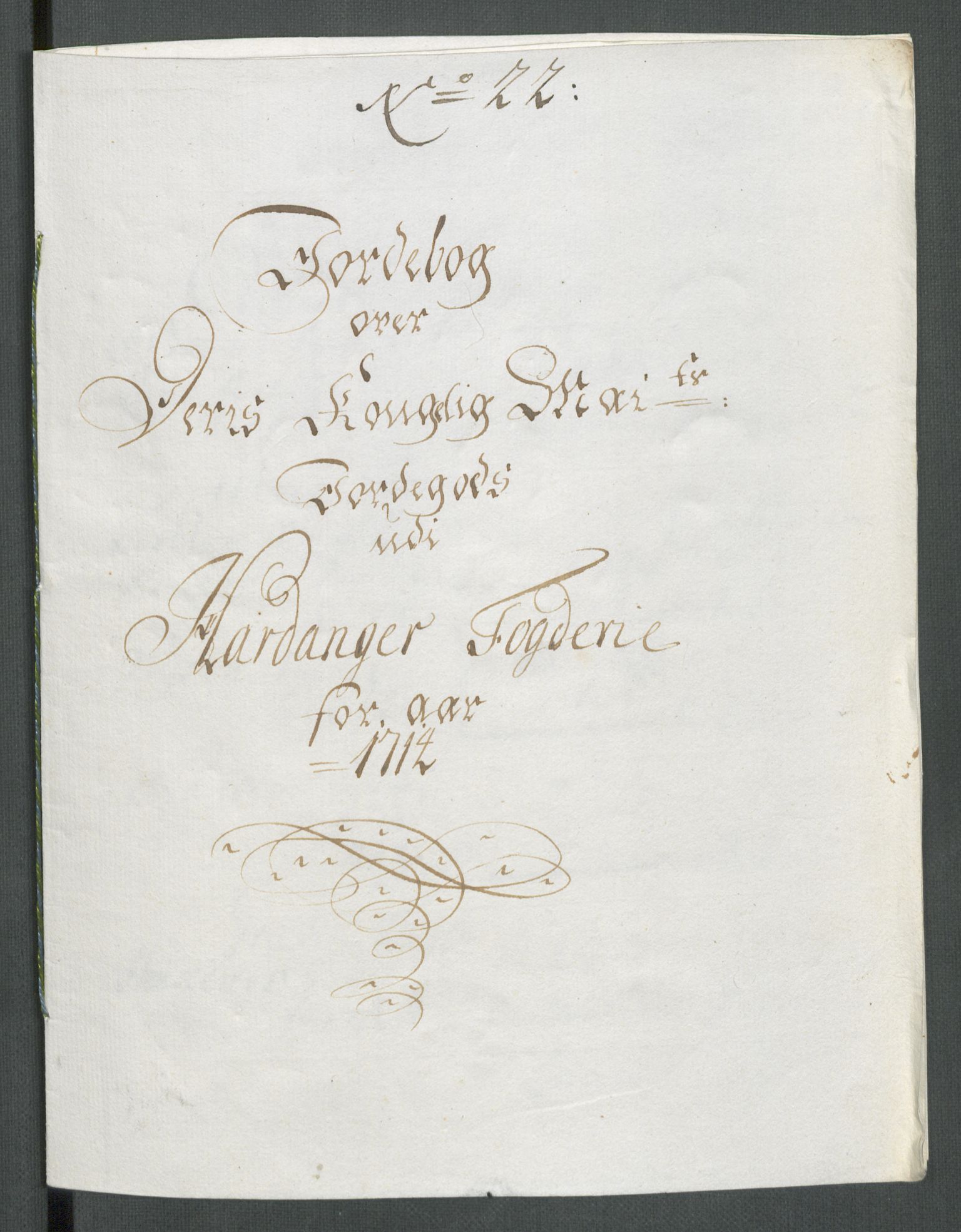 Rentekammeret inntil 1814, Reviderte regnskaper, Fogderegnskap, RA/EA-4092/R48/L2990: Fogderegnskap Sunnhordland og Hardanger, 1714, p. 275