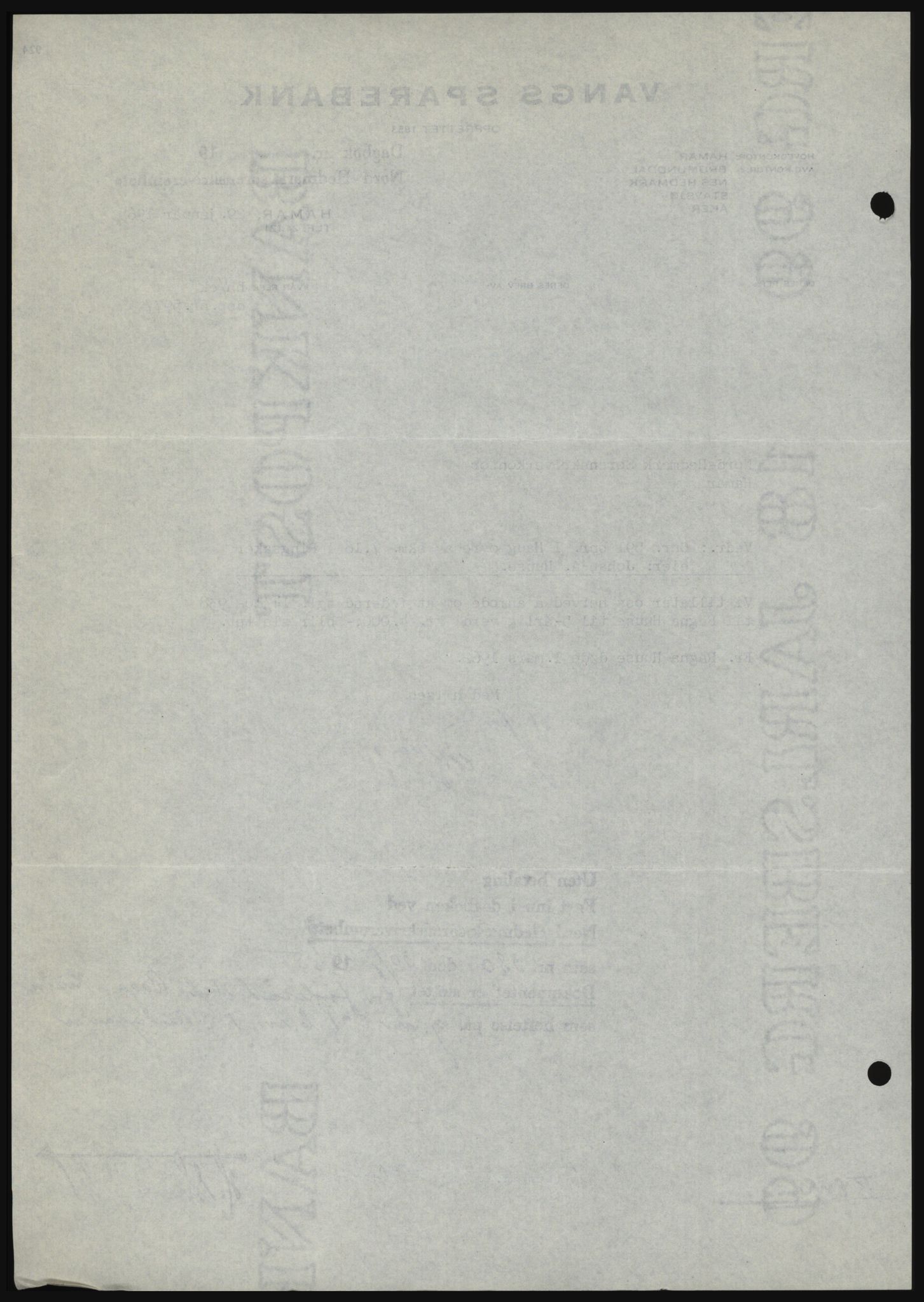 Nord-Hedmark sorenskriveri, SAH/TING-012/H/Hc/L0021: Mortgage book no. 21, 1964-1965, Diary no: : 380/1965