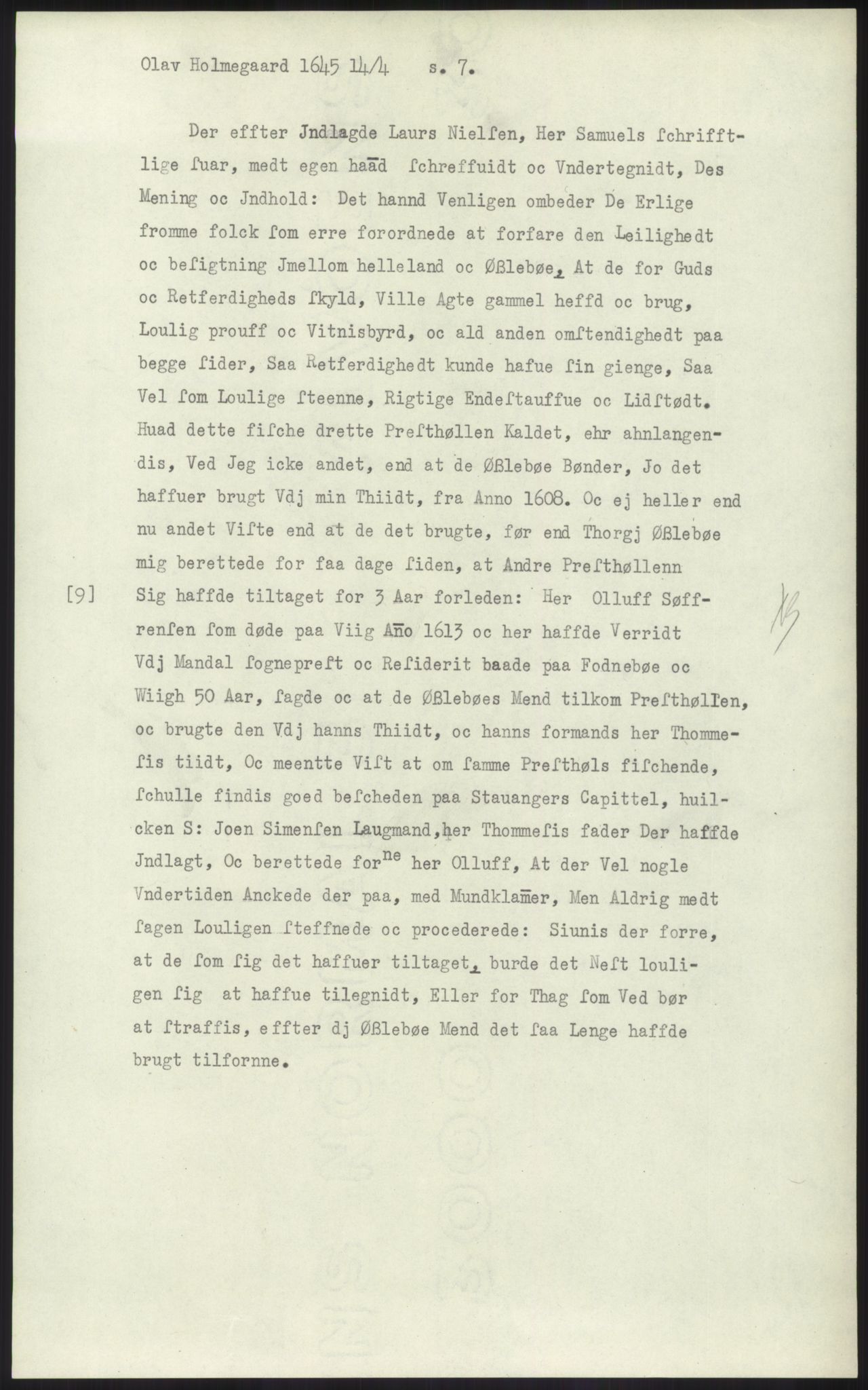 Samlinger til kildeutgivelse, Diplomavskriftsamlingen, AV/RA-EA-4053/H/Ha, p. 1605