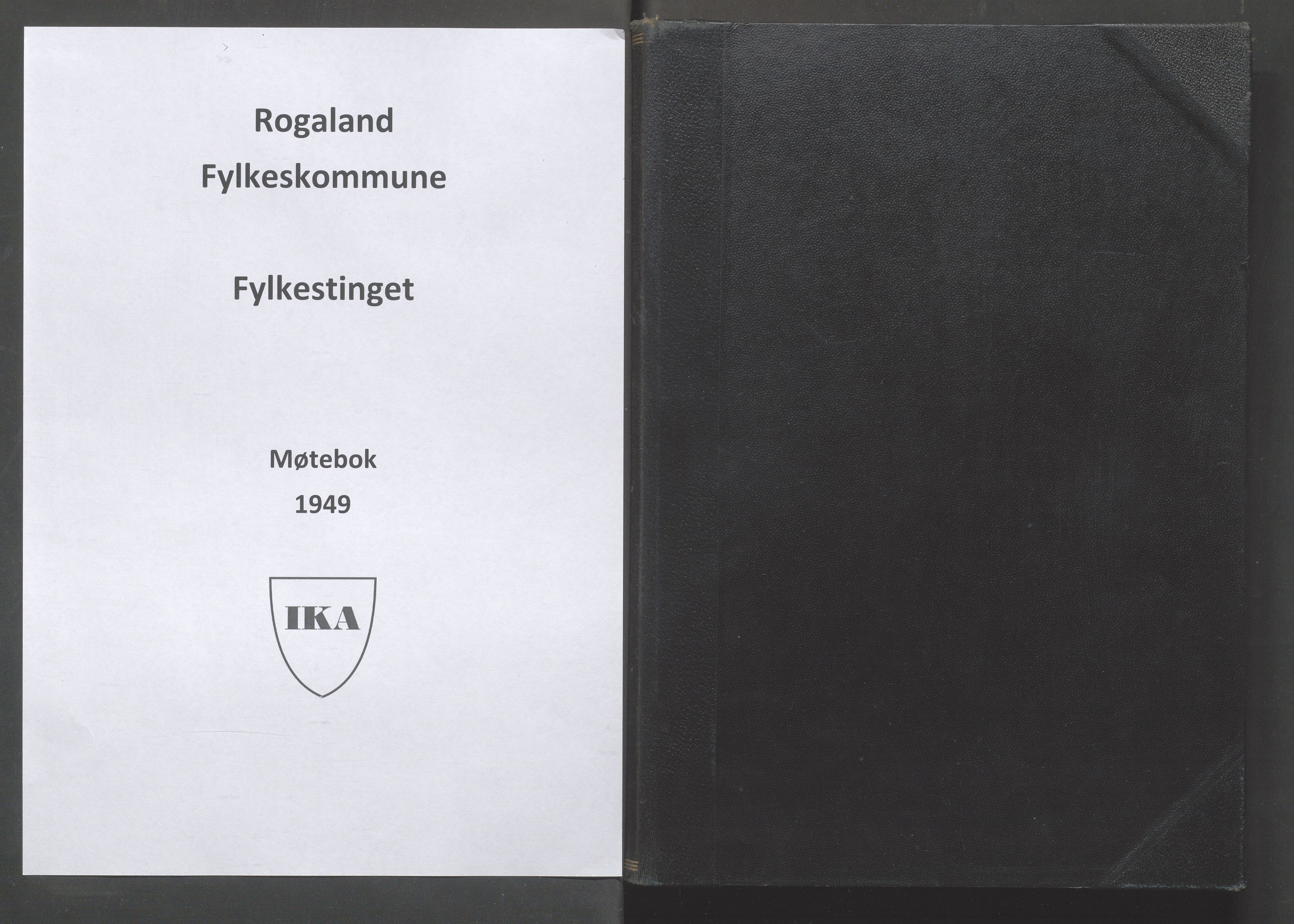 Rogaland fylkeskommune - Fylkesrådmannen , IKAR/A-900/A/Aa/Aaa/L0068: Møtebok , 1949