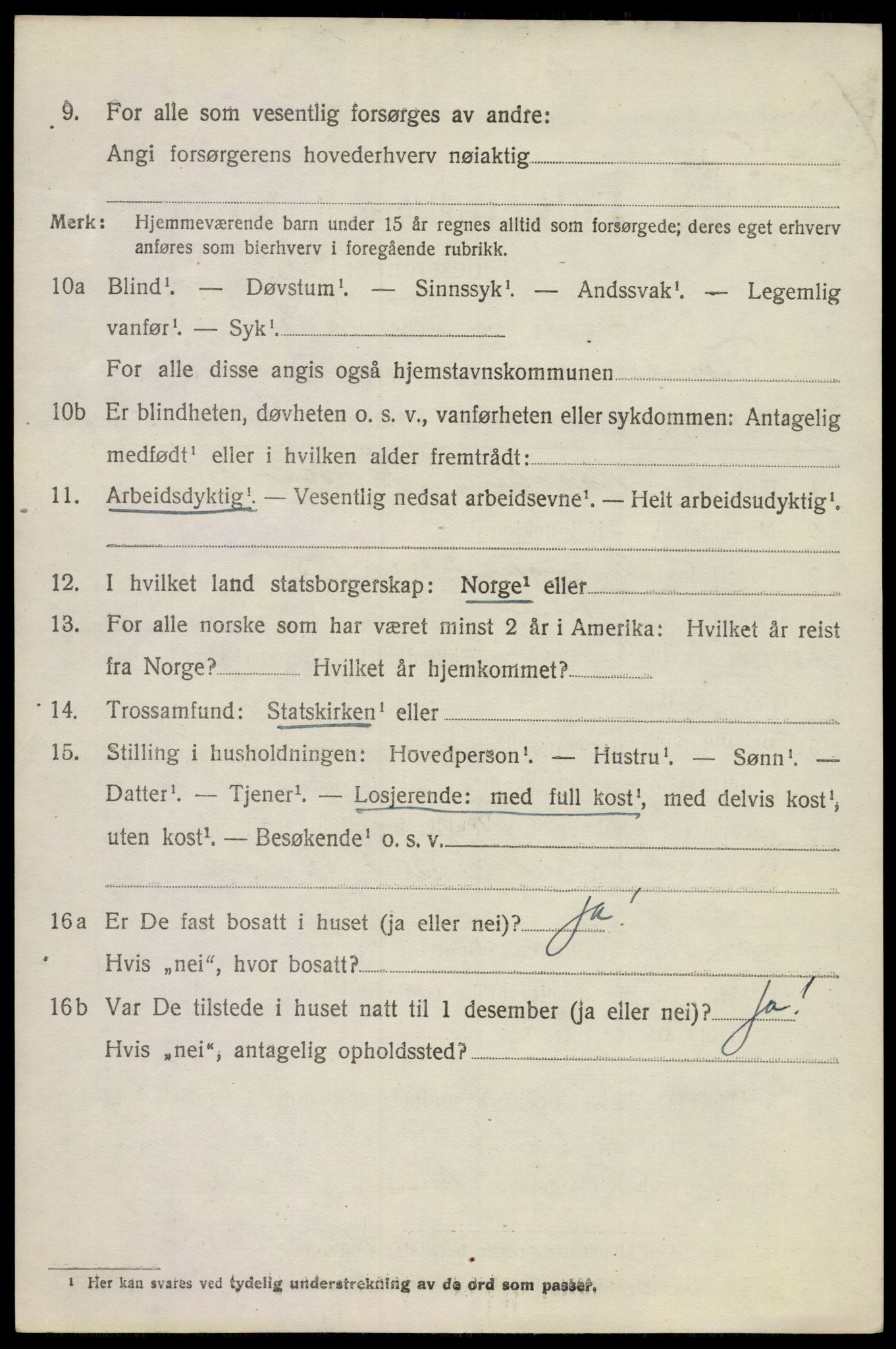 SAKO, 1920 census for Tjøme, 1920, p. 2888