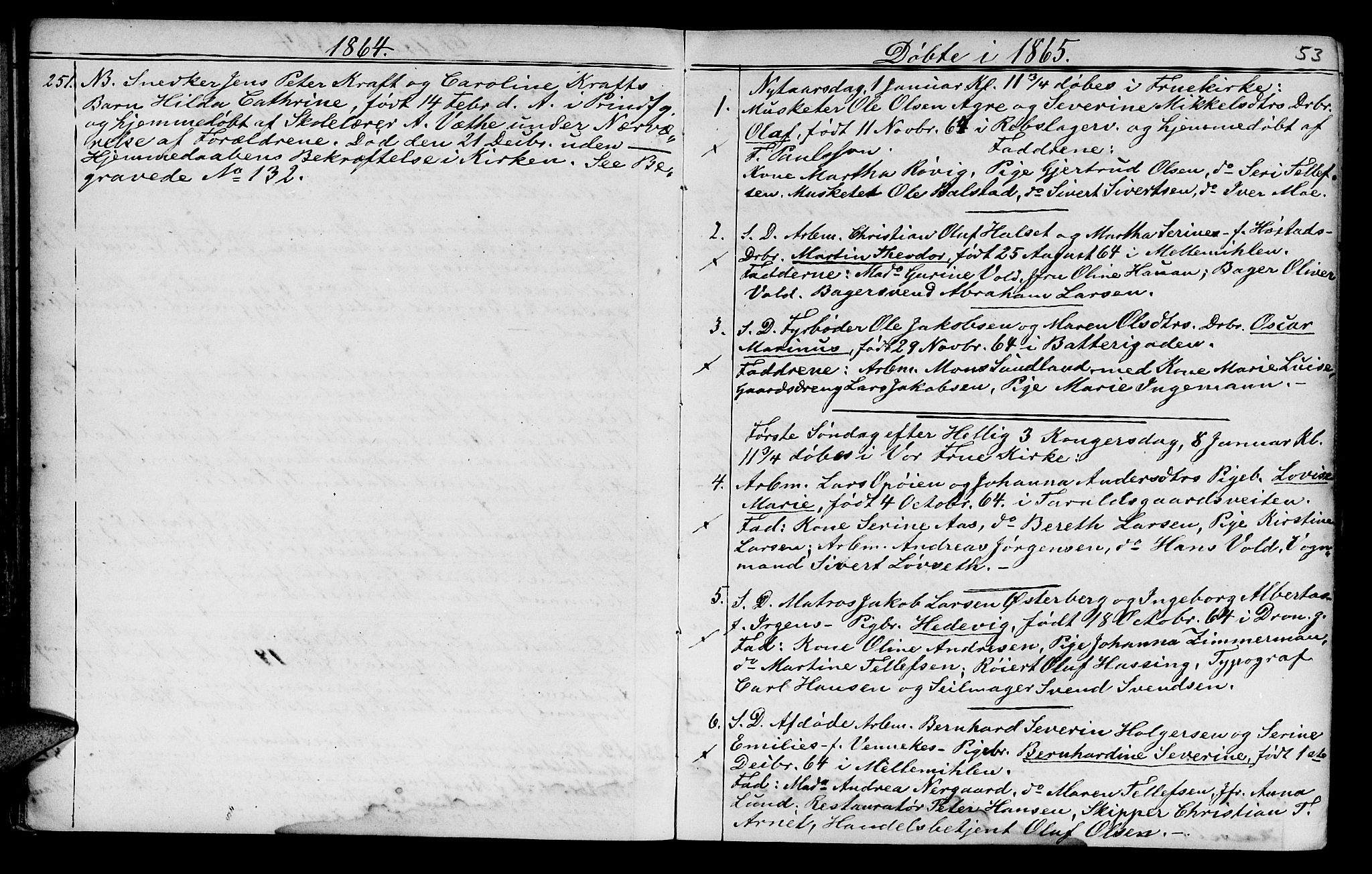 Ministerialprotokoller, klokkerbøker og fødselsregistre - Sør-Trøndelag, SAT/A-1456/602/L0140: Parish register (copy) no. 602C08, 1864-1872, p. 52-53