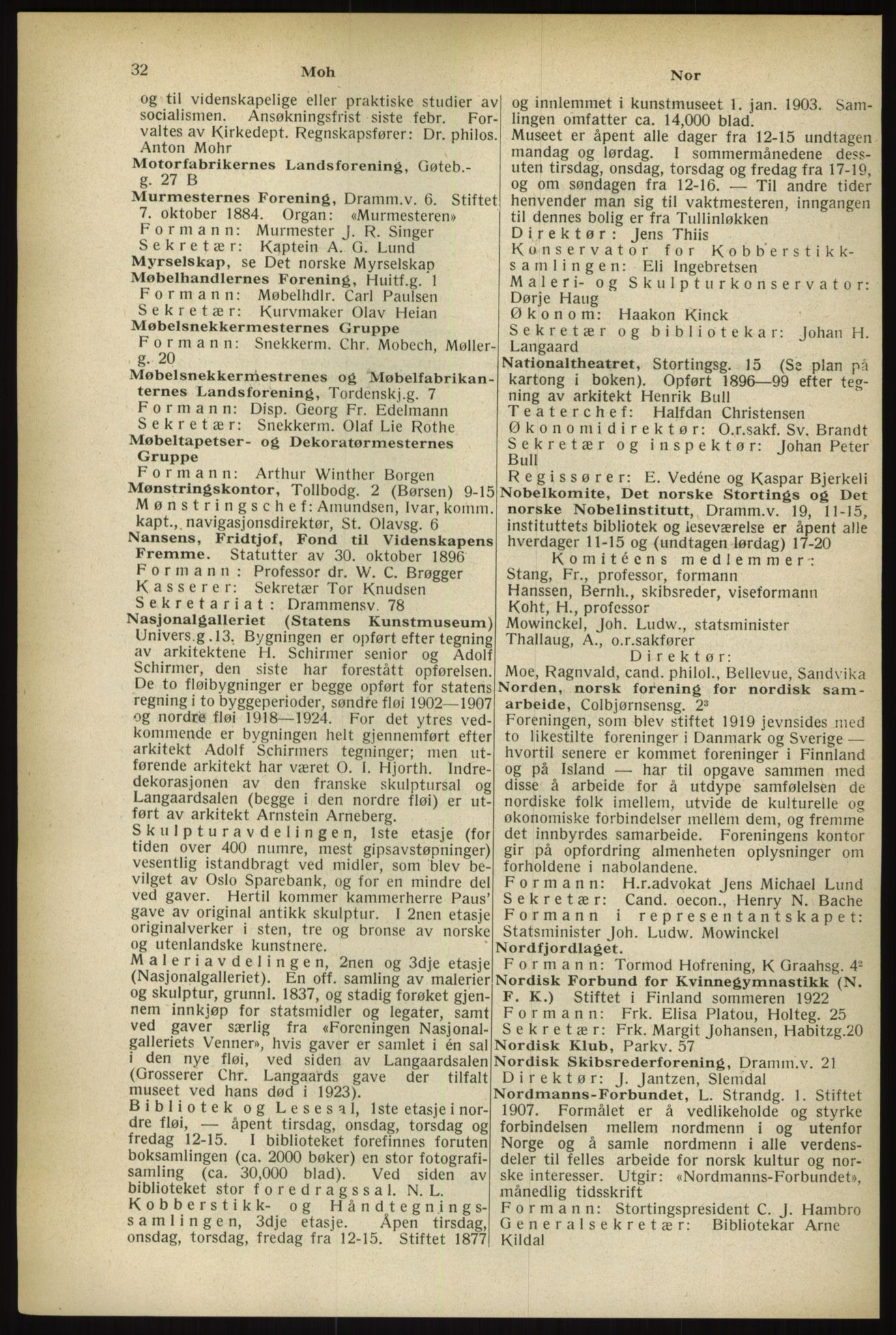 Kristiania/Oslo adressebok, PUBL/-, 1933, p. 32