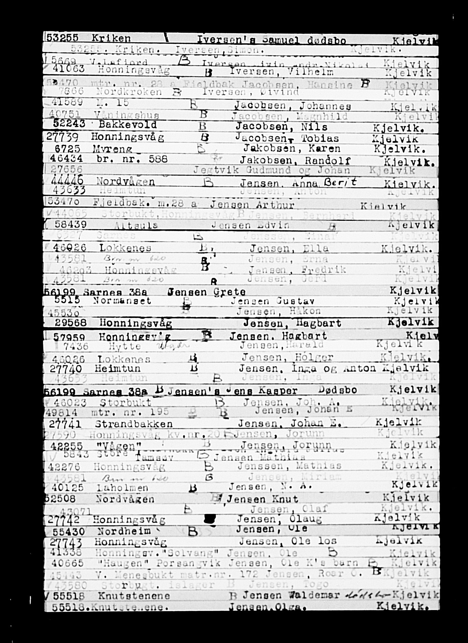 Krigsskadetrygdene for bygninger og løsøre, AV/RA-S-1548/V/L0014: --, 1940-1945, p. 1014