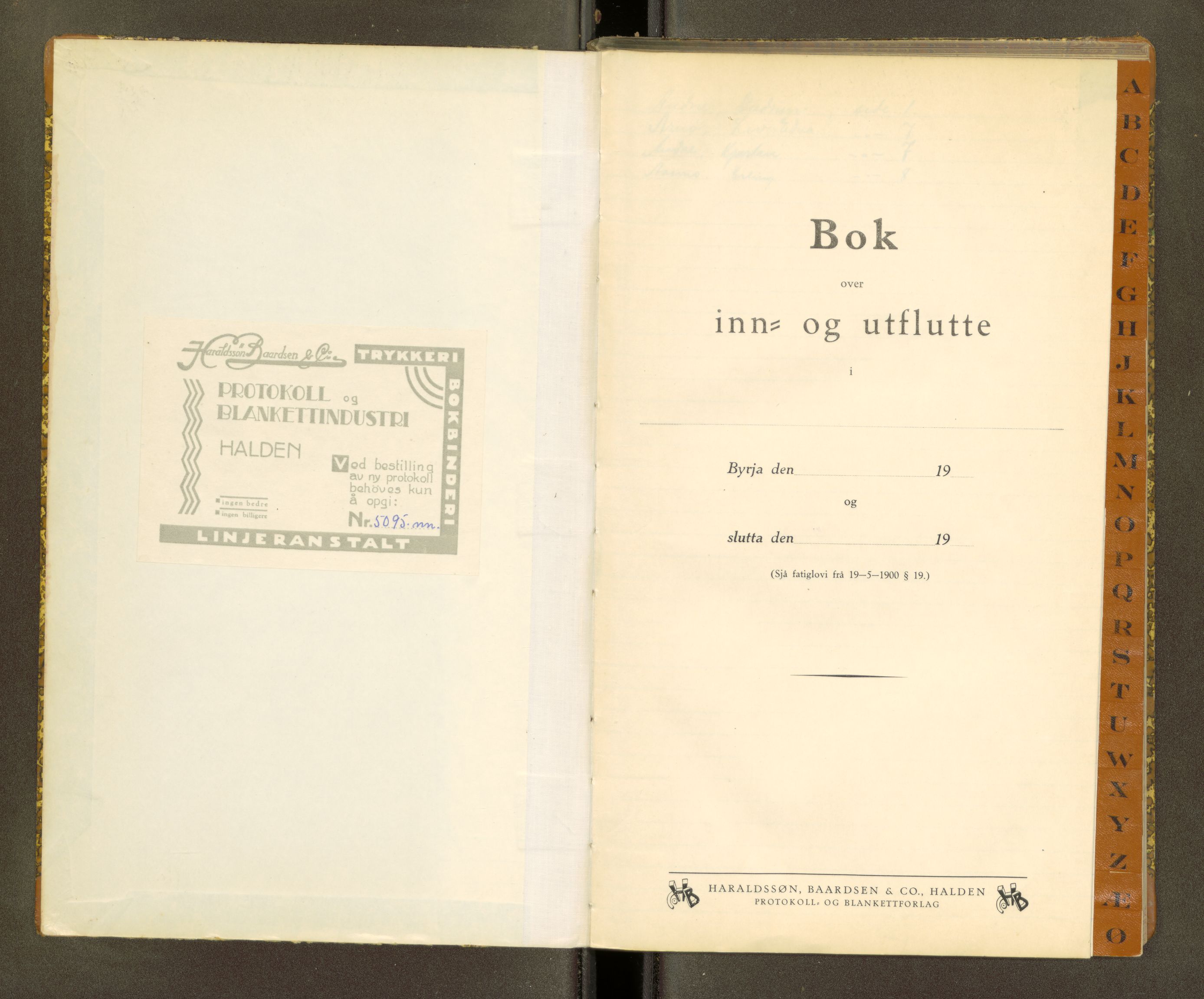 Nærøy og Vikna lensmannskontor, AV/SAT-A-1033/2/03/L0106: Inn- og utflyttede, Nærøy, 1936-1943