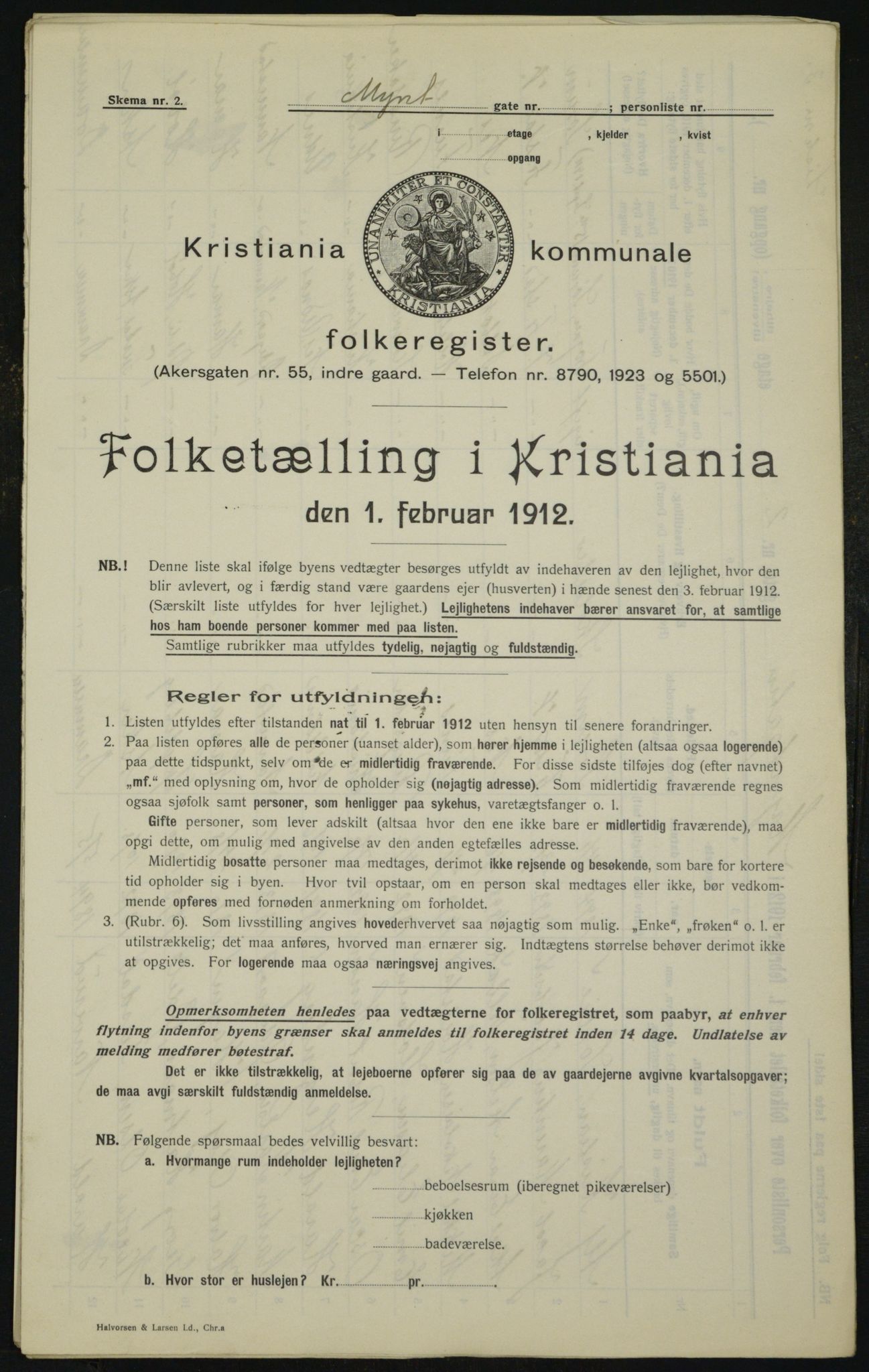 OBA, Municipal Census 1912 for Kristiania, 1912, p. 68867