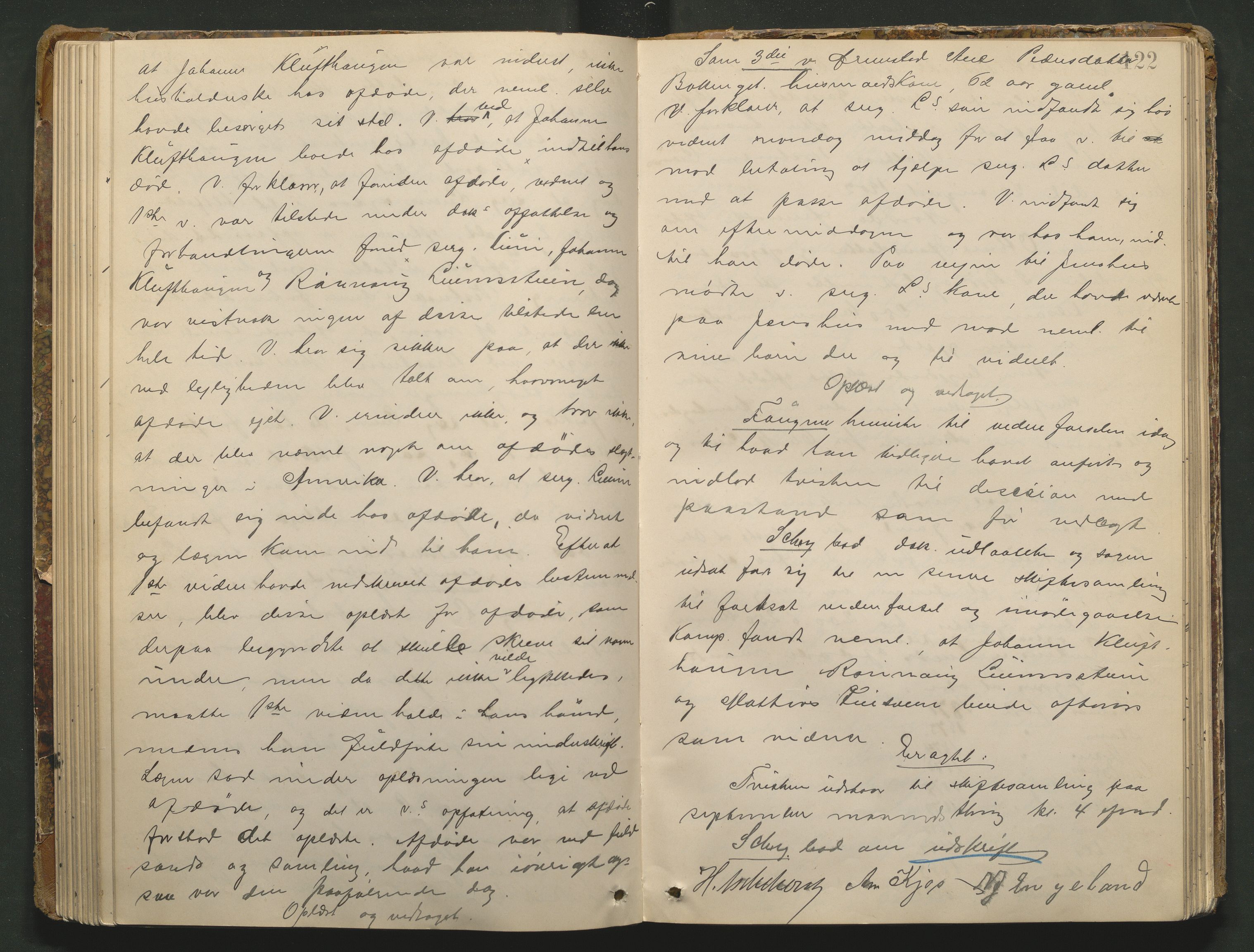 Sør-Gudbrandsdal tingrett, AV/SAH-TING-004/J/Ja/Jad/L0001: Skifteforhandlingsprotokoll - Fåberg og Gausdal, 1899-1911, p. 121b-122a