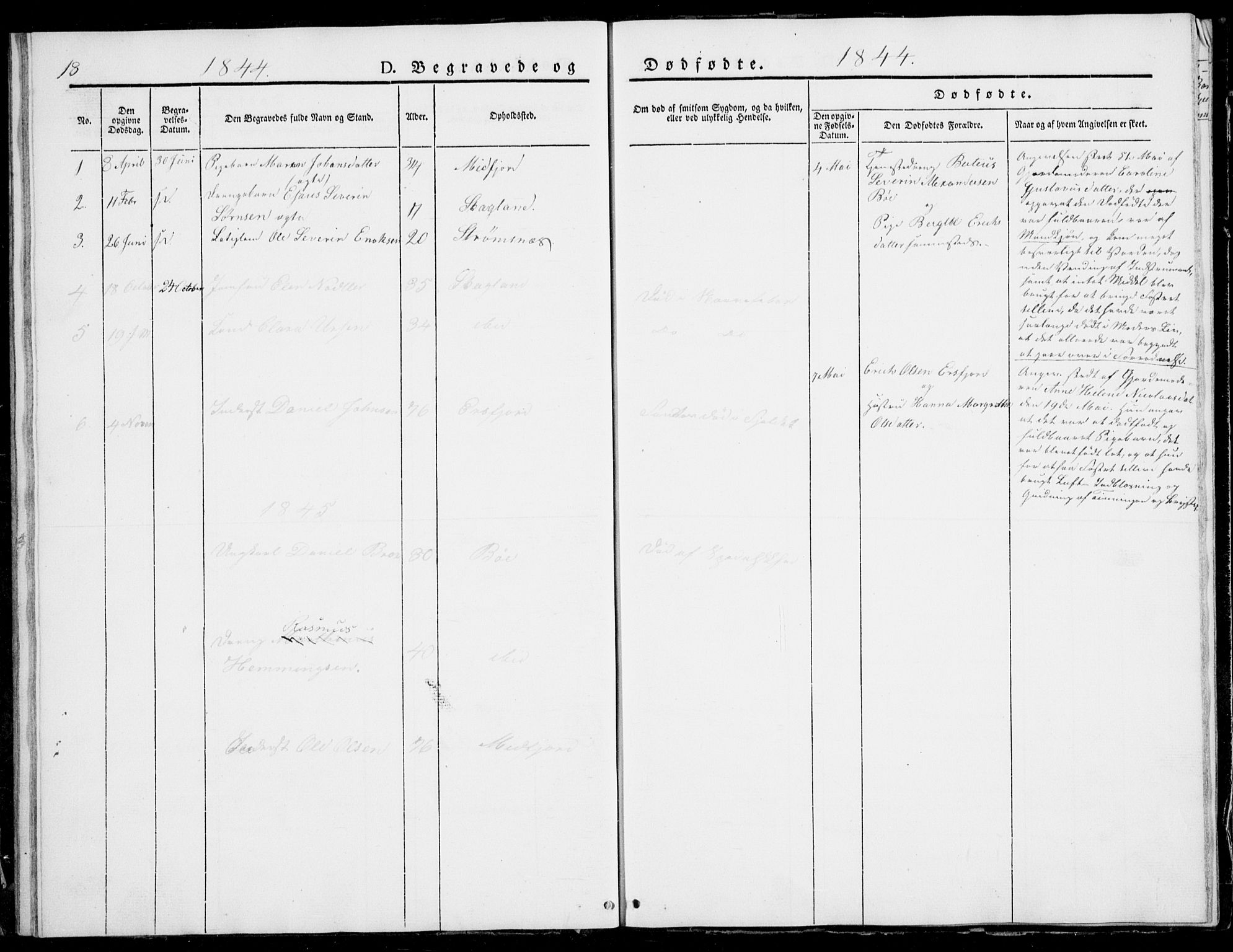 Berg sokneprestkontor, AV/SATØ-S-1318/G/Ga/Gab/L0001klokker: Parish register (copy) no. 1, 1843-1851, p. 18