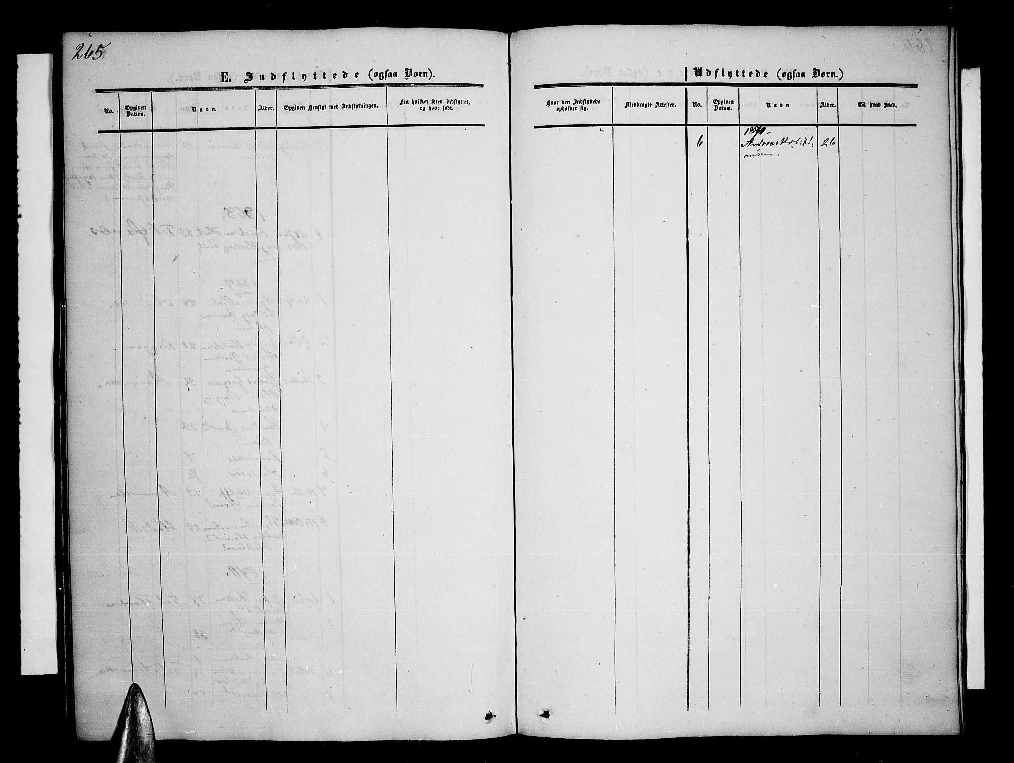 Kvæfjord sokneprestkontor, AV/SATØ-S-1323/G/Ga/Gab/L0003klokker: Parish register (copy) no. 3, 1856-1870, p. 265