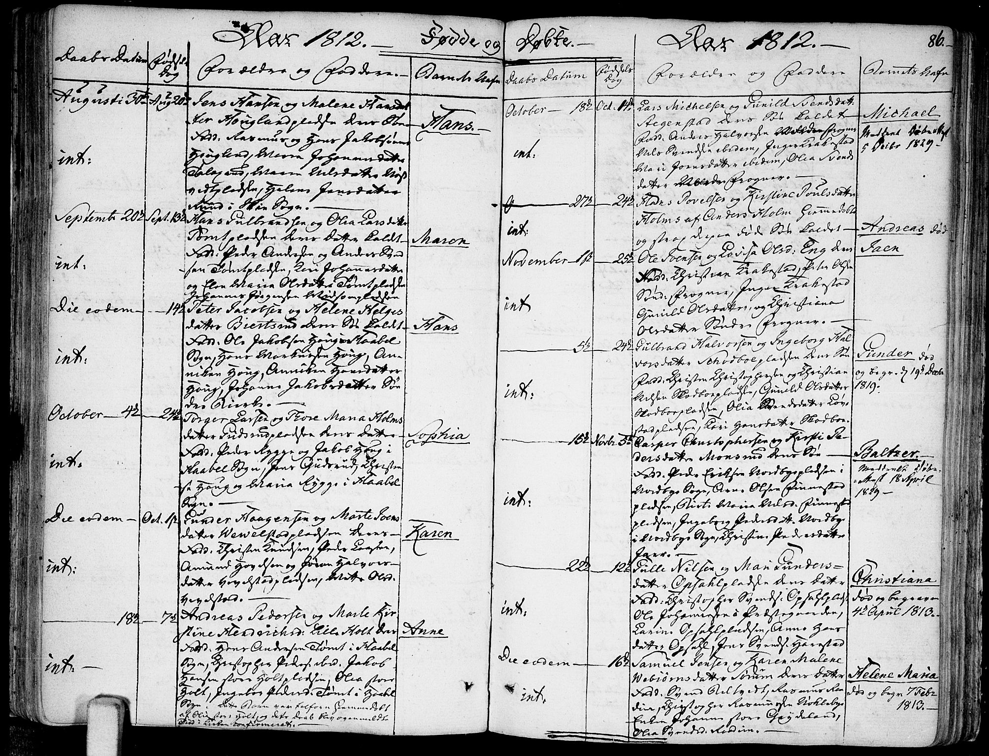 Kråkstad prestekontor Kirkebøker, AV/SAO-A-10125a/F/Fa/L0002: Parish register (official) no. I 2, 1786-1814, p. 86