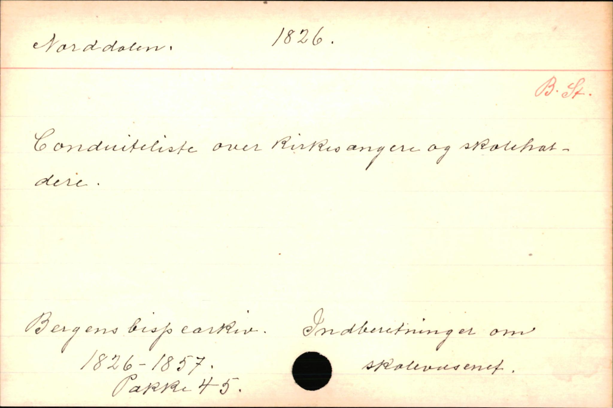 Haugen, Johannes - lærer, AV/SAB-SAB/PA-0036/01/L0001: Om klokkere og lærere, 1521-1904, p. 10951