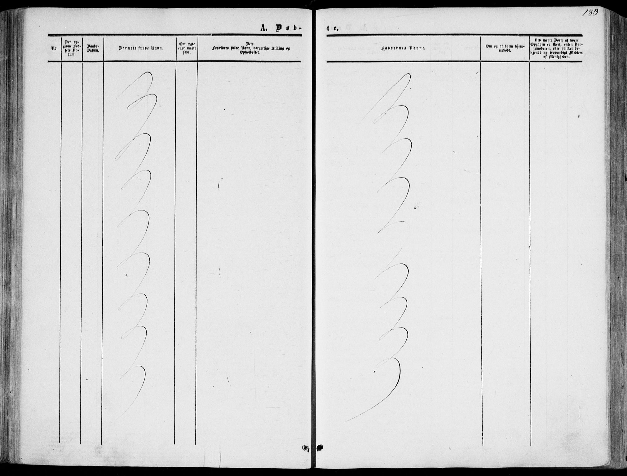 Norderhov kirkebøker, AV/SAKO-A-237/F/Fa/L0012: Parish register (official) no. 12, 1856-1865, p. 183