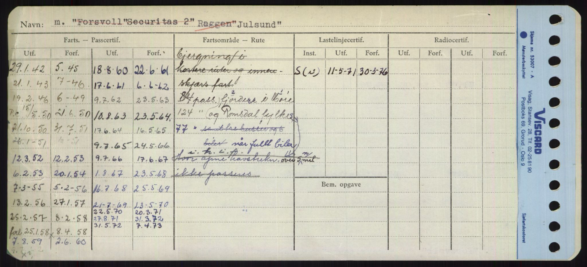 Sjøfartsdirektoratet med forløpere, Skipsmålingen, AV/RA-S-1627/H/Ha/L0003/0001: Fartøy, Hilm-Mar / Fartøy, Hilm-Kol, p. 574