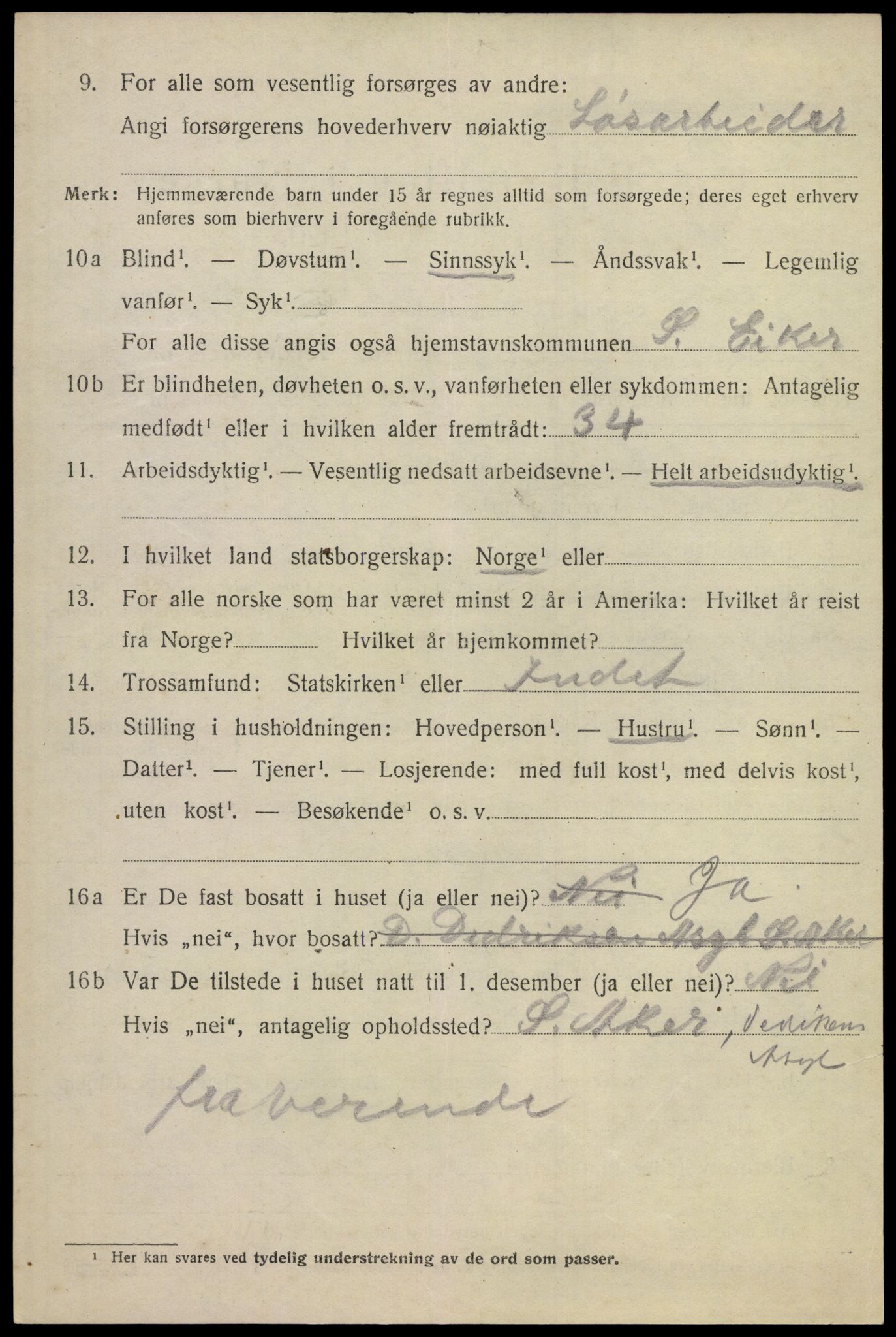 SAKO, 1920 census for Øvre Eiker, 1920, p. 12875