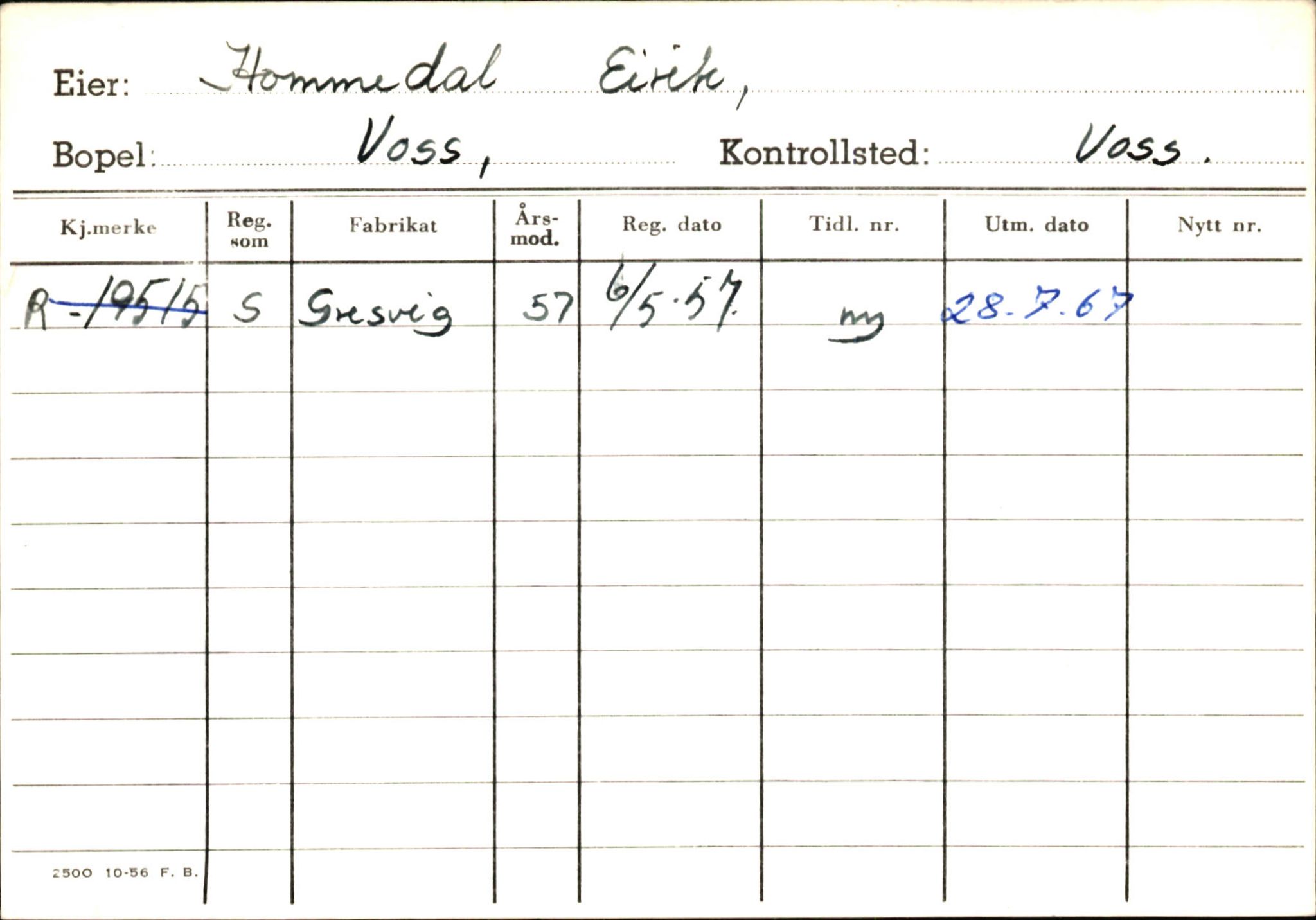 Statens vegvesen, Hordaland vegkontor, AV/SAB-A-5201/2/Ha/L0024: R-eierkort H, 1920-1971, p. 10