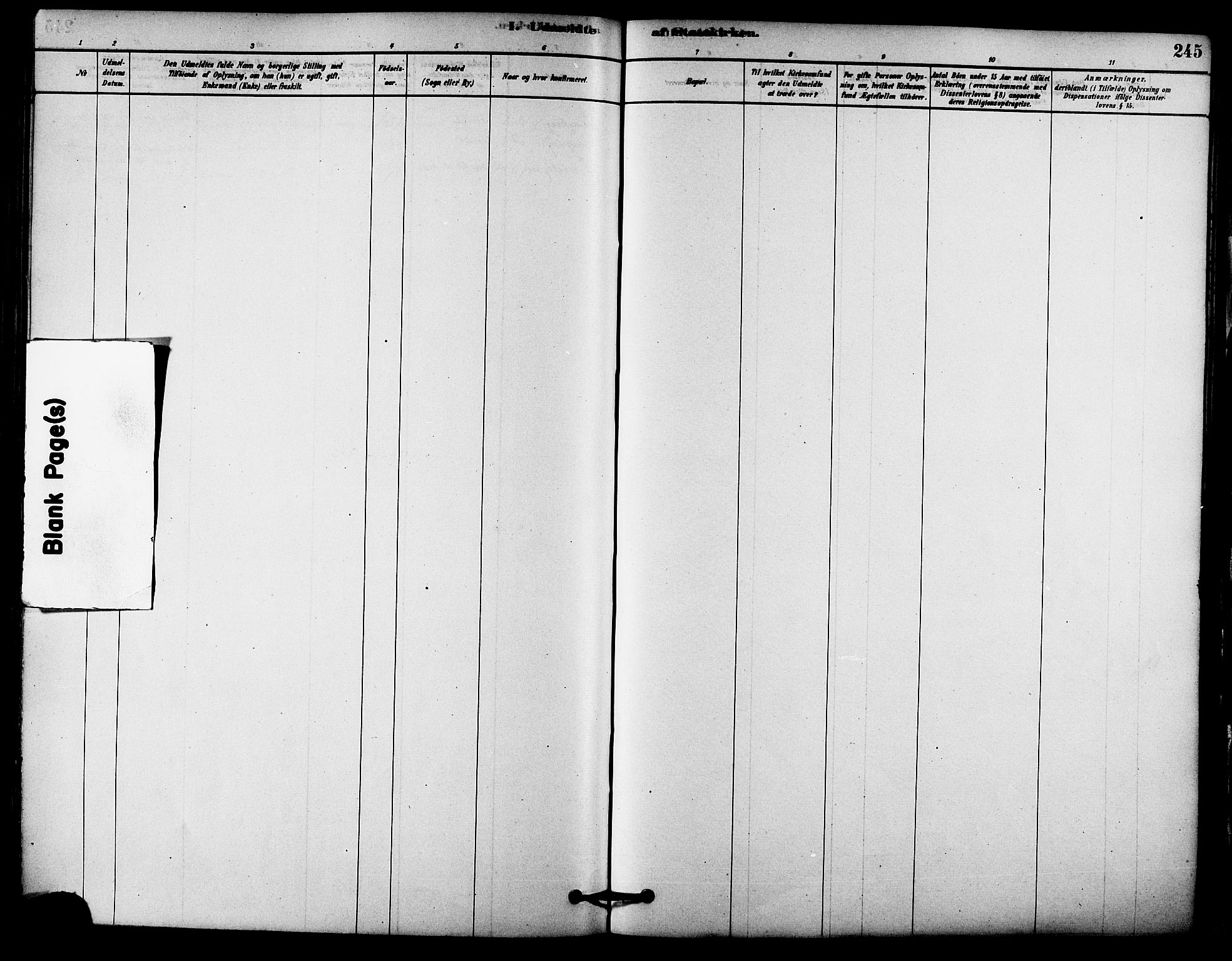 Ministerialprotokoller, klokkerbøker og fødselsregistre - Sør-Trøndelag, SAT/A-1456/612/L0378: Parish register (official) no. 612A10, 1878-1897, p. 245