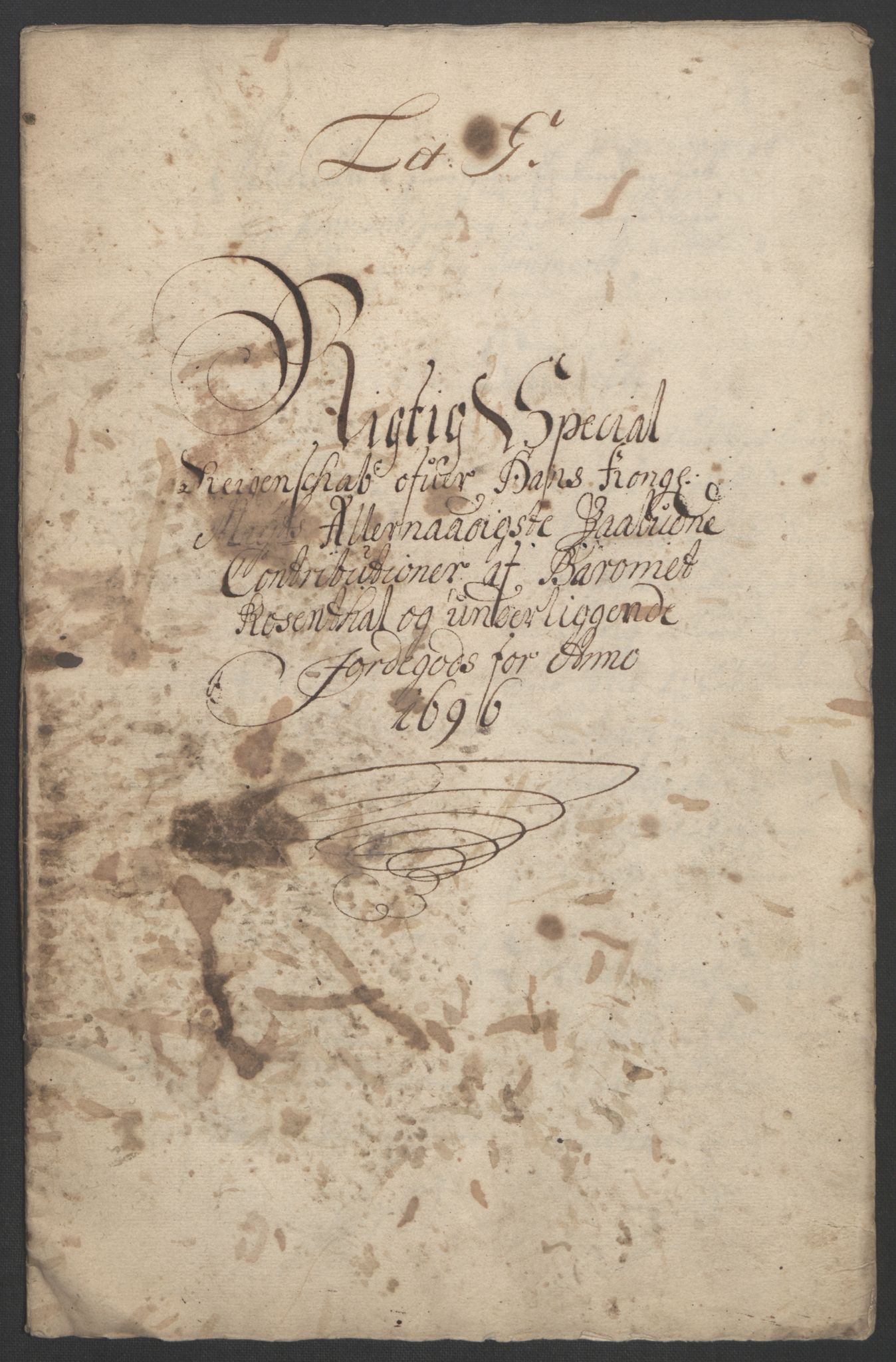 Rentekammeret inntil 1814, Reviderte regnskaper, Fogderegnskap, RA/EA-4092/R49/L3138: Fogderegnskap Rosendal Baroni, 1691-1714, p. 42