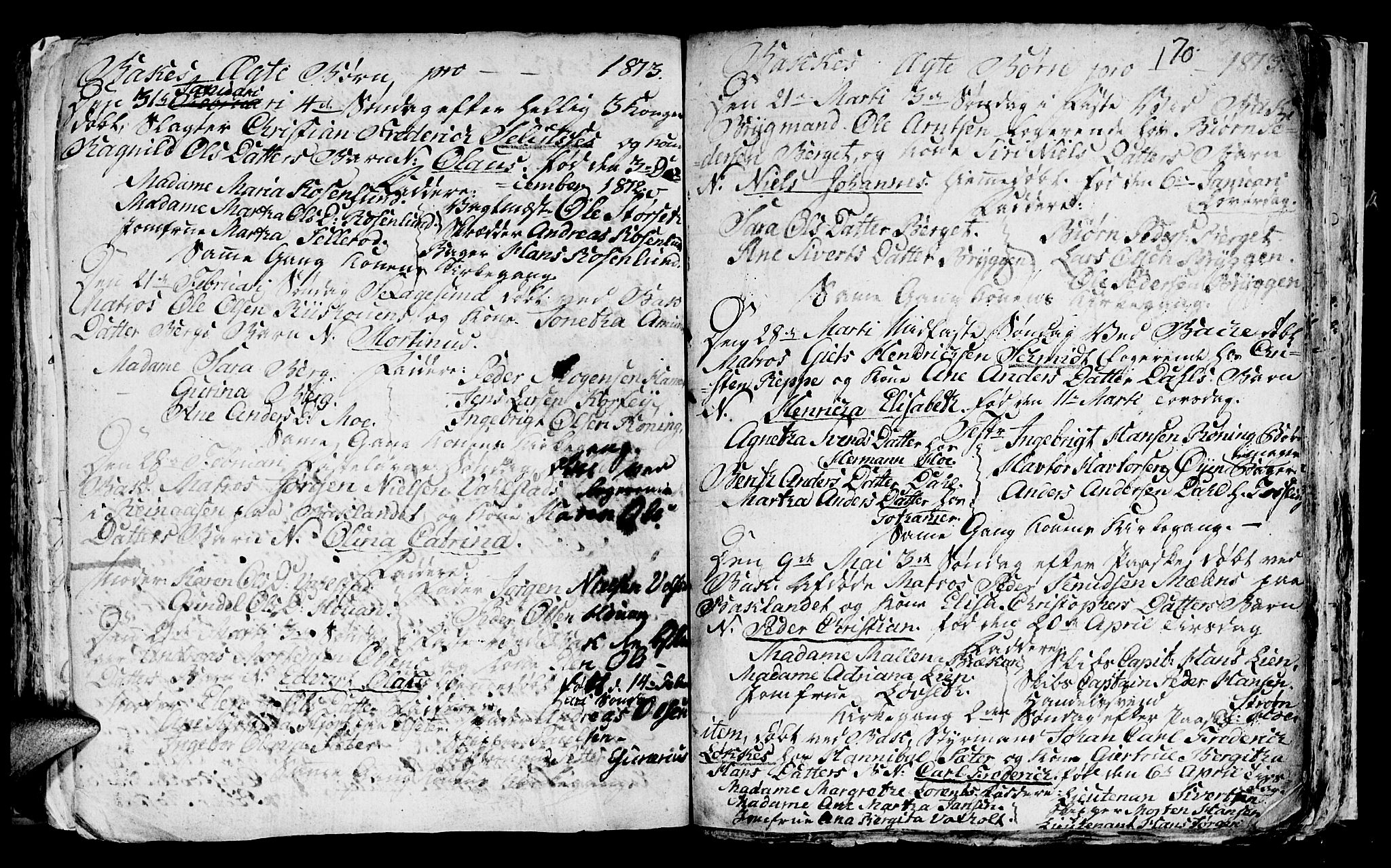 Ministerialprotokoller, klokkerbøker og fødselsregistre - Sør-Trøndelag, SAT/A-1456/604/L0218: Parish register (copy) no. 604C01, 1754-1819, p. 170
