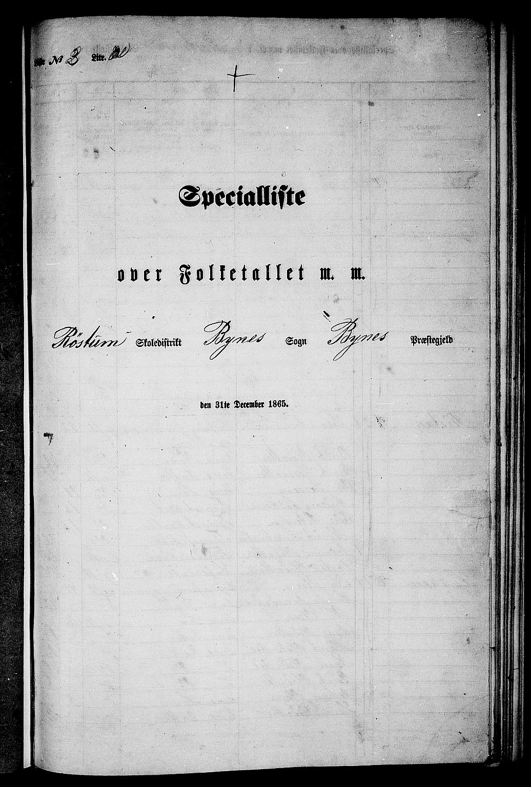 RA, 1865 census for Byneset, 1865, p. 57