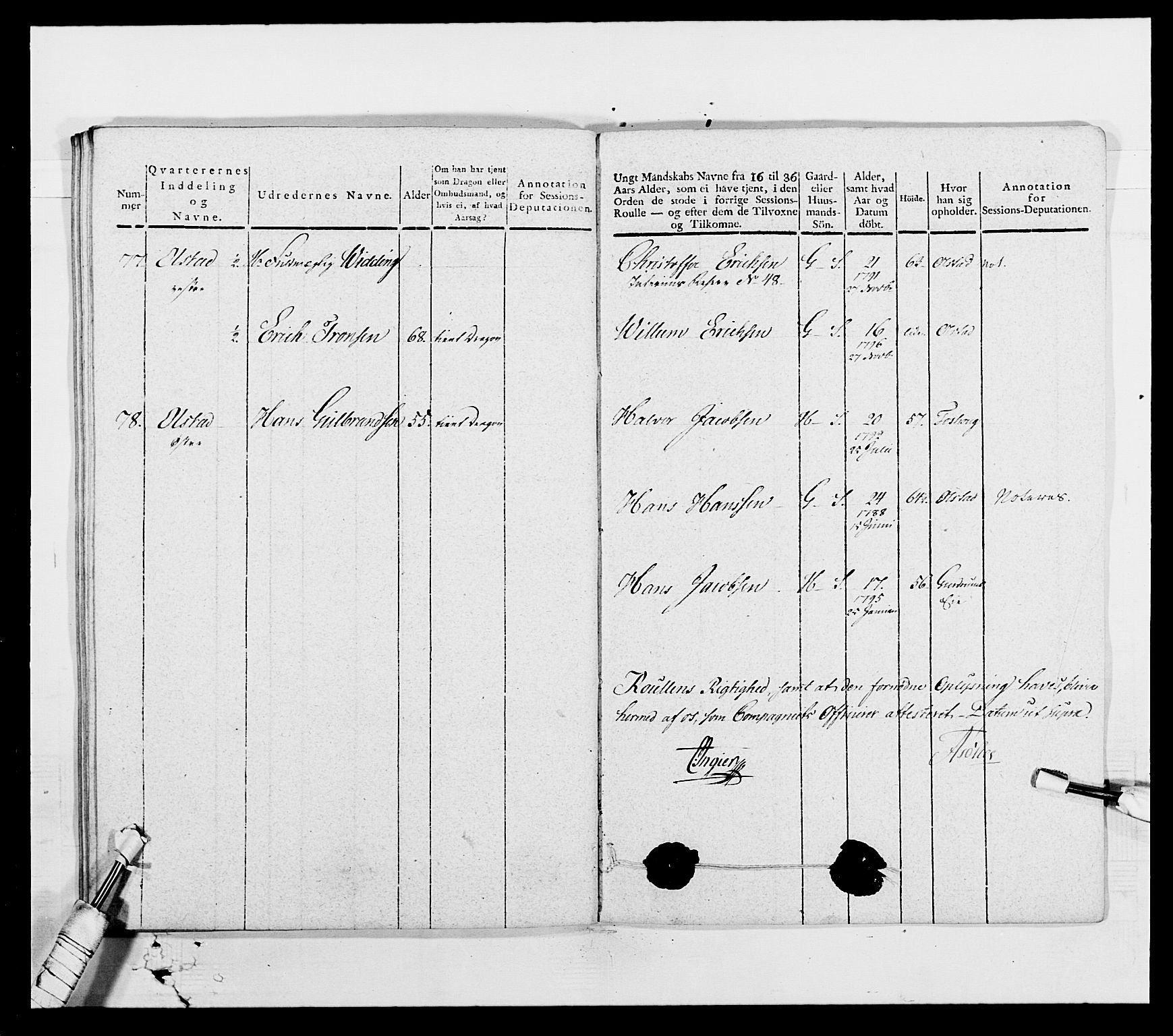 Generalitets- og kommissariatskollegiet, Det kongelige norske kommissariatskollegium, AV/RA-EA-5420/E/Eh/L0003: 1. Sønnafjelske dragonregiment, 1767-1812, p. 689