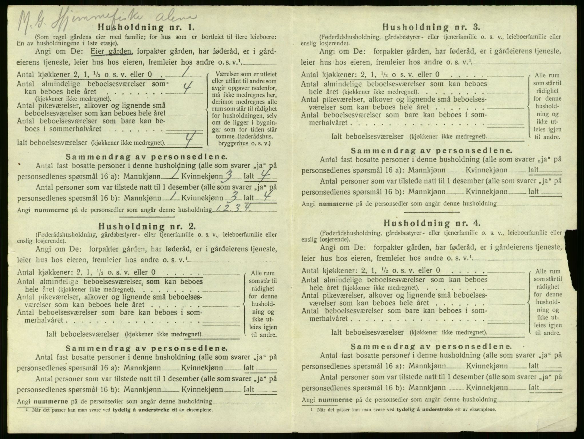 SAKO, 1920 census for Tjøme, 1920, p. 351