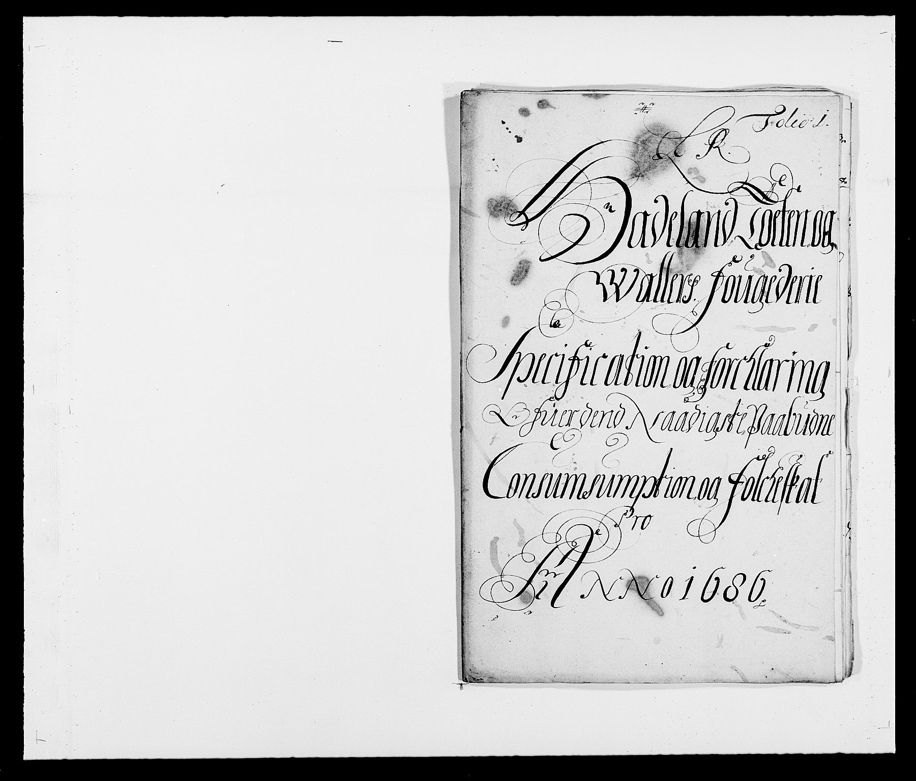 Rentekammeret inntil 1814, Reviderte regnskaper, Fogderegnskap, RA/EA-4092/R18/L1285: Fogderegnskap Hadeland, Toten og Valdres, 1686, p. 199