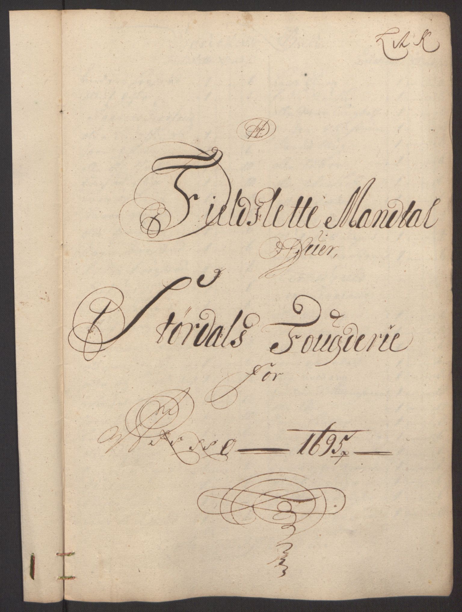 Rentekammeret inntil 1814, Reviderte regnskaper, Fogderegnskap, RA/EA-4092/R62/L4187: Fogderegnskap Stjørdal og Verdal, 1695, p. 132
