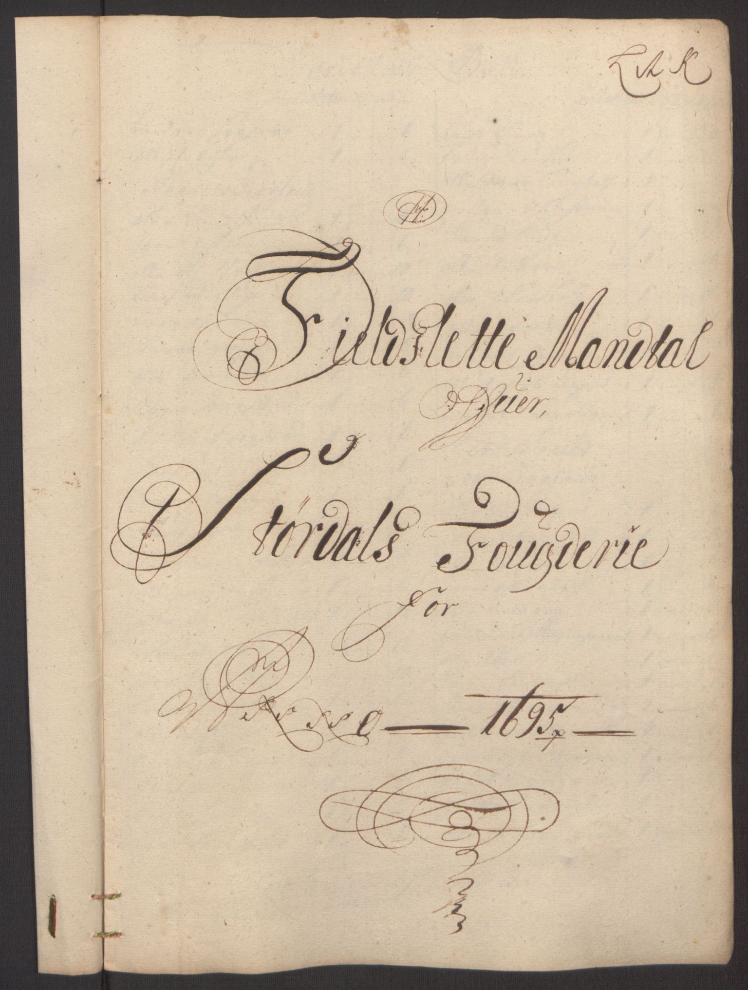 Rentekammeret inntil 1814, Reviderte regnskaper, Fogderegnskap, AV/RA-EA-4092/R62/L4187: Fogderegnskap Stjørdal og Verdal, 1695, p. 132