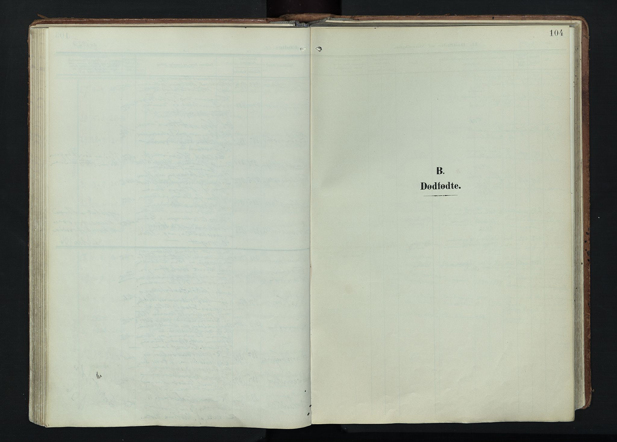 Vågå prestekontor, AV/SAH-PREST-076/H/Ha/Haa/L0011: Parish register (official) no. 11, 1905-1924, p. 104