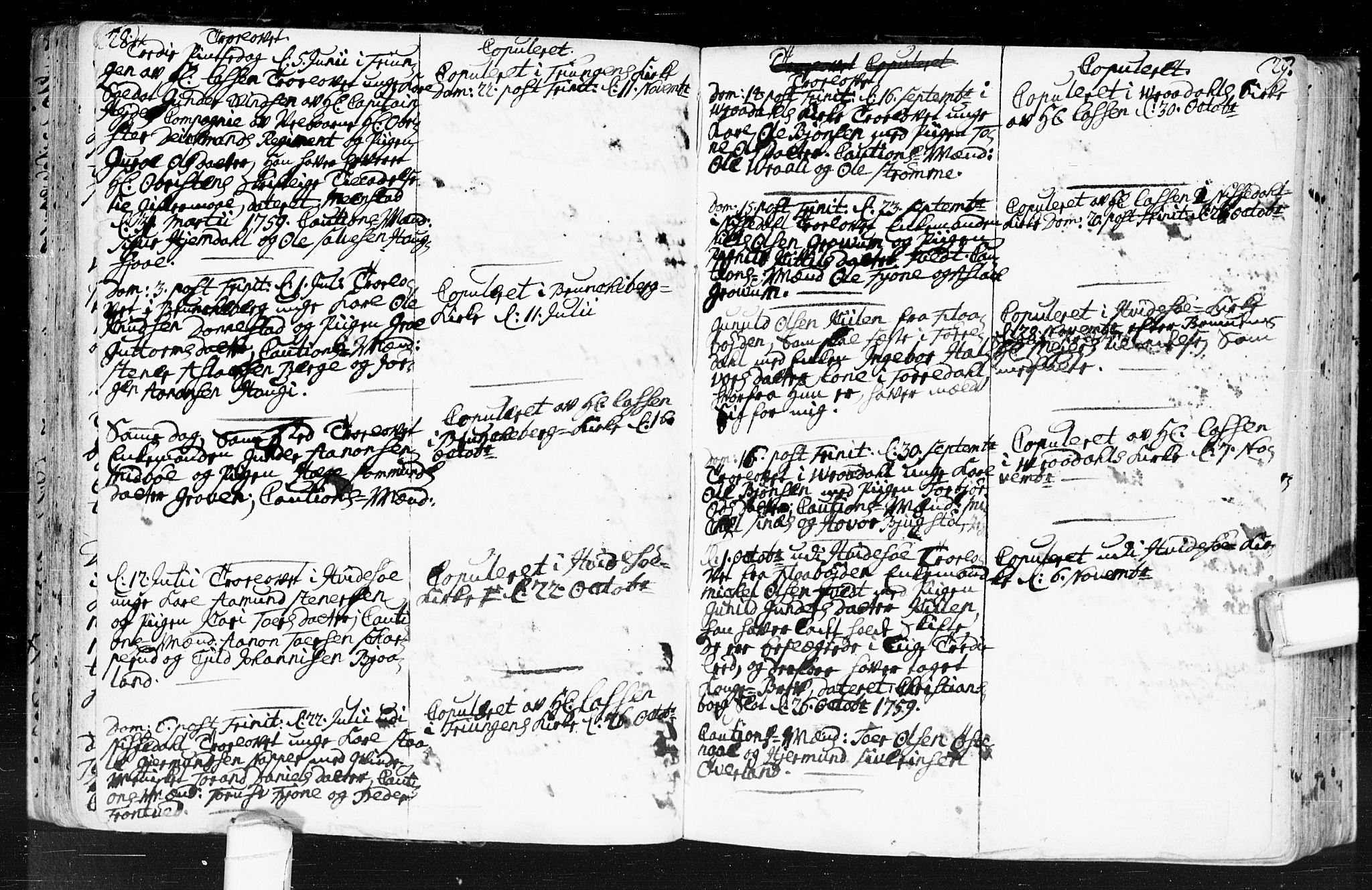 Kviteseid kirkebøker, SAKO/A-276/F/Fa/L0001: Parish register (official) no. I 1, 1754-1773, p. 28-29