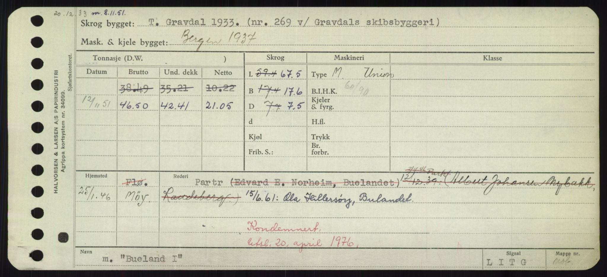 Sjøfartsdirektoratet med forløpere, Skipsmålingen, RA/S-1627/H/Hd/L0005: Fartøy, Br-Byg, p. 549