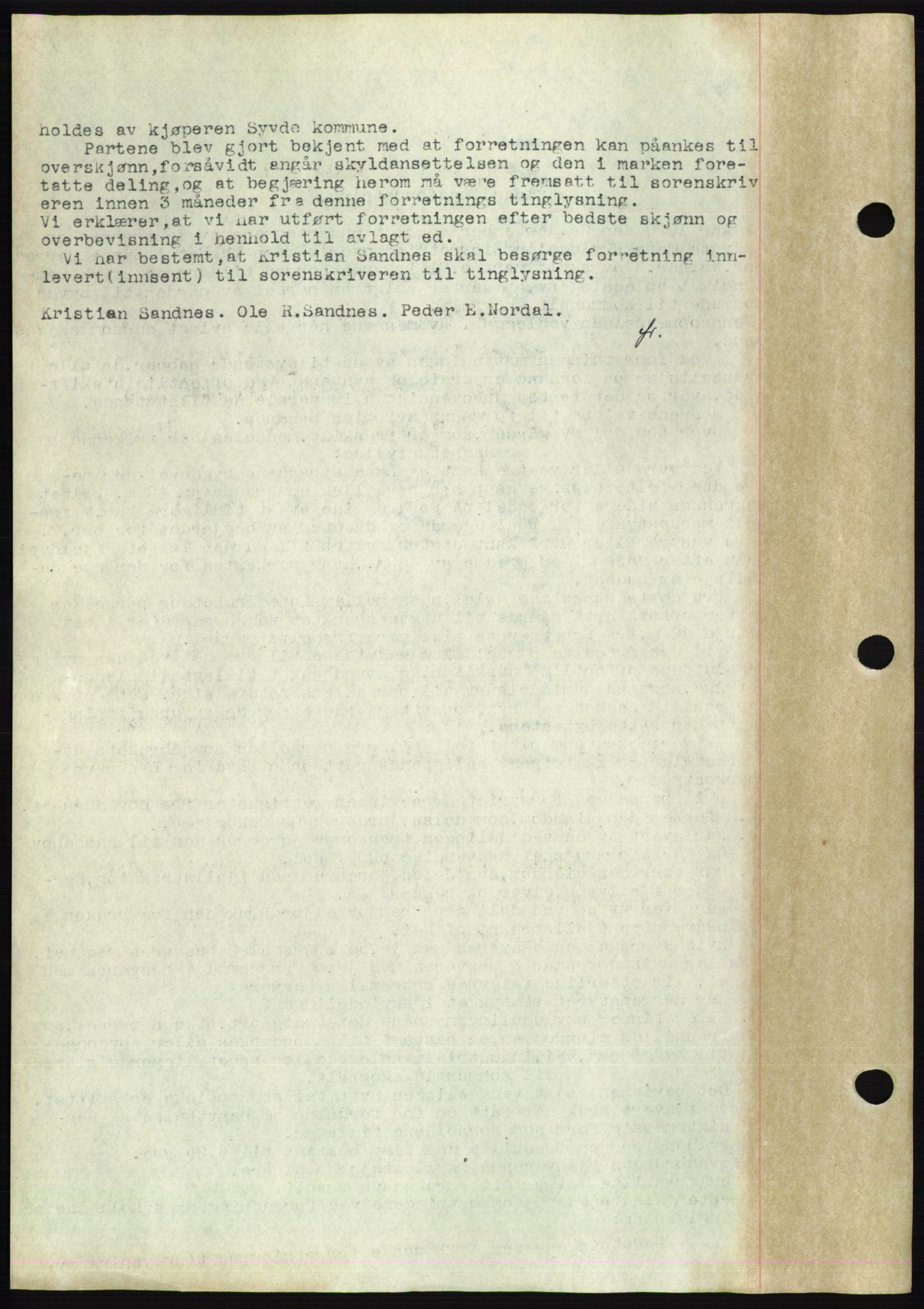 Søre Sunnmøre sorenskriveri, SAT/A-4122/1/2/2C/L0051: Mortgage book no. 45, 1930-1931, Deed date: 10.05.1930